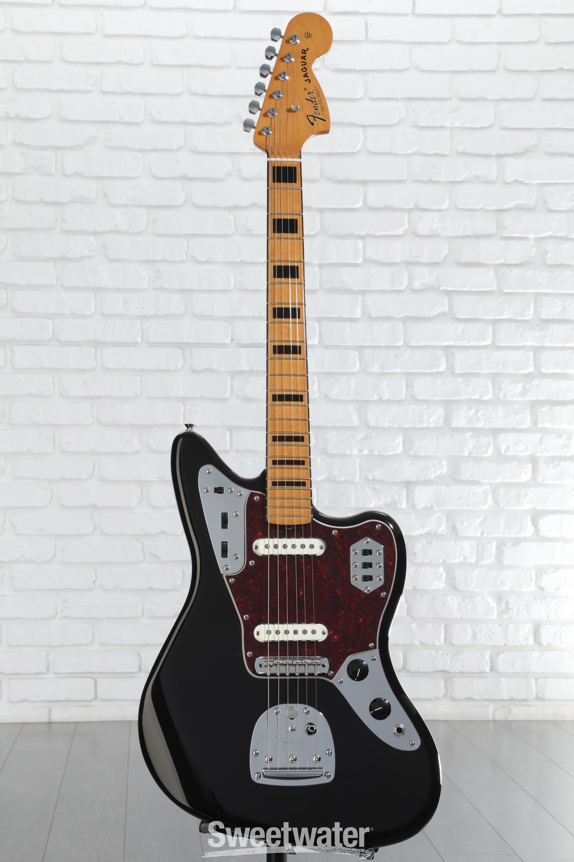 Fender Vintera II '70s Jaguar Electric Guitar - Black