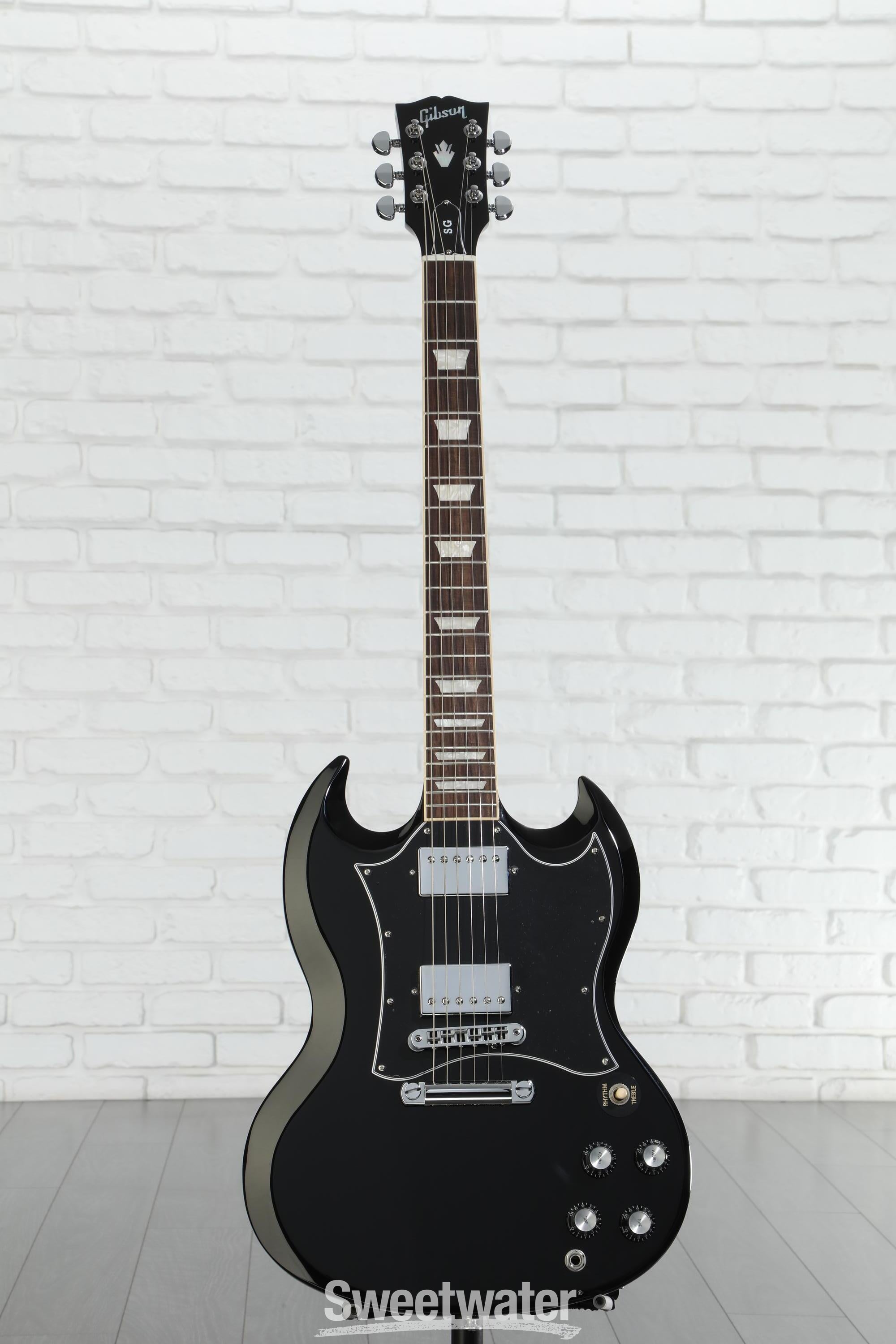 ギブソン SG スタンダード エボニー Gibson SG Standard Electric Guitar - Ebony | Sweetwater