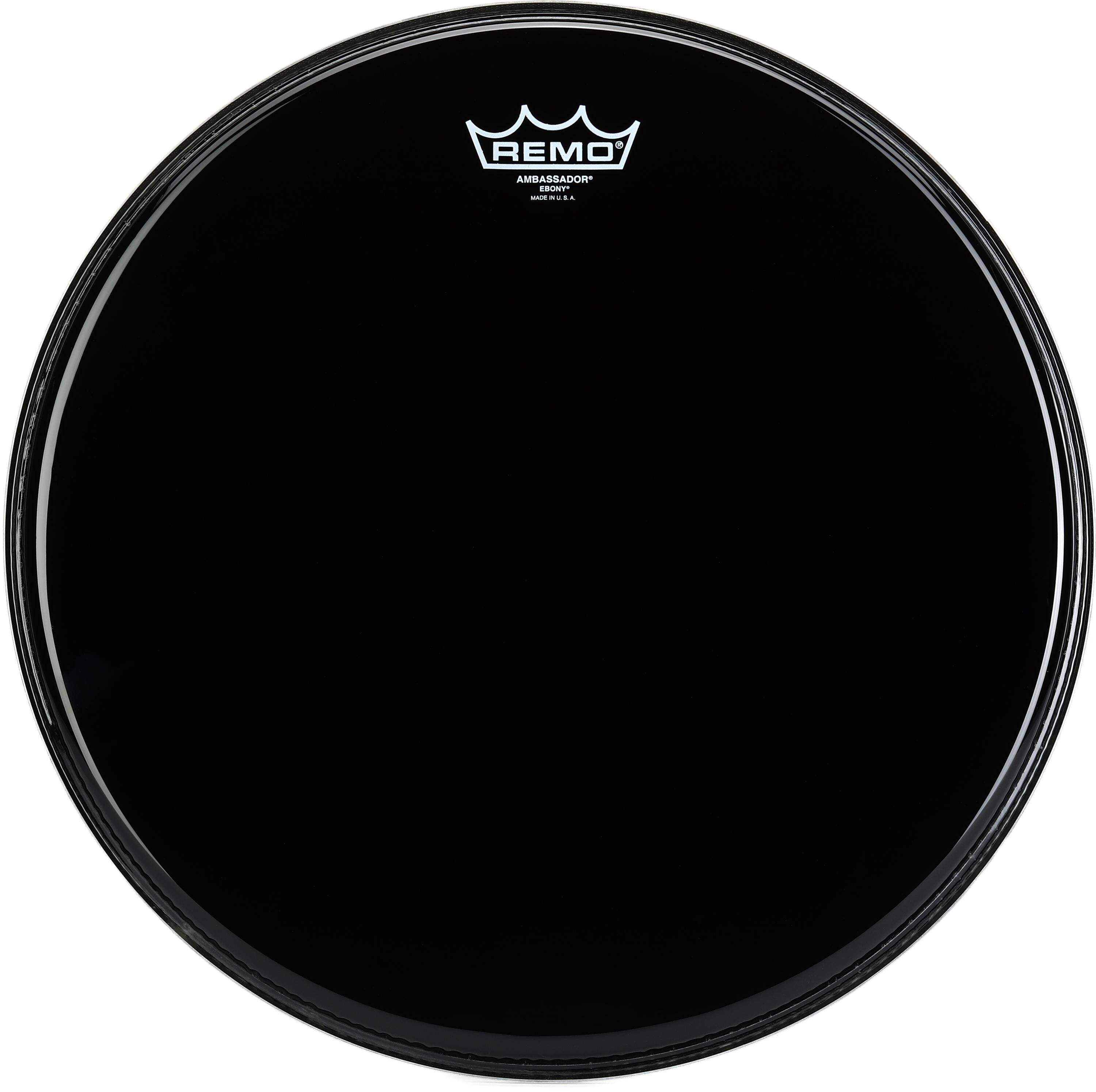 Photo of Remo Ambassador Ebony Drumhead - 15 inches
