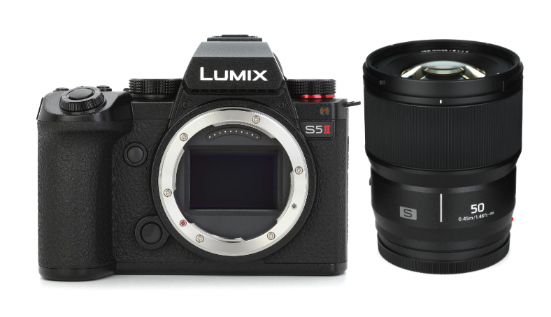 Panasonic Lumix S5II Full-frame Mirrorless Camera and S S50 50mm f