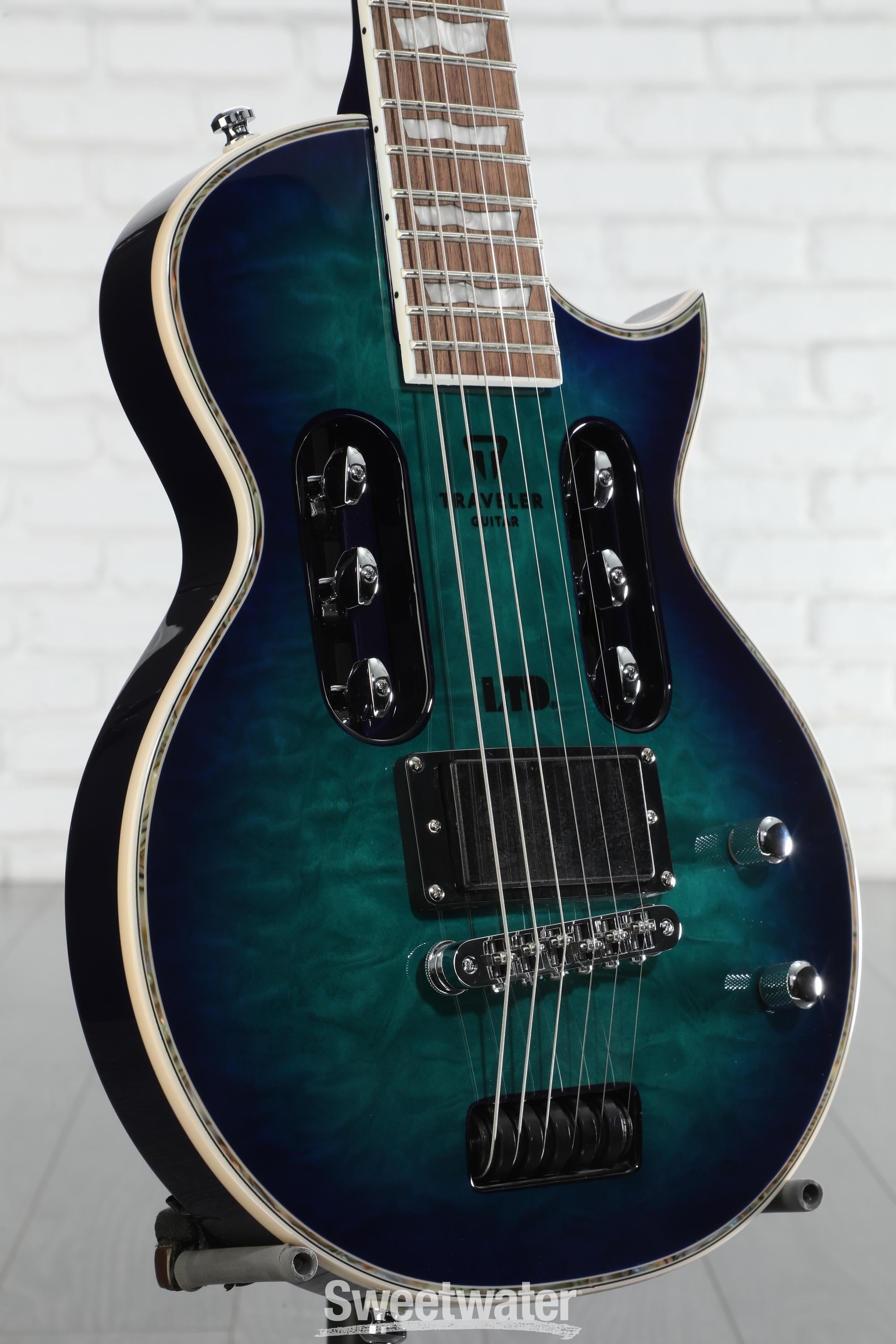 Traveler Guitar LTD EC-1 Quilted Maple Violet Shadow - Sweetwater