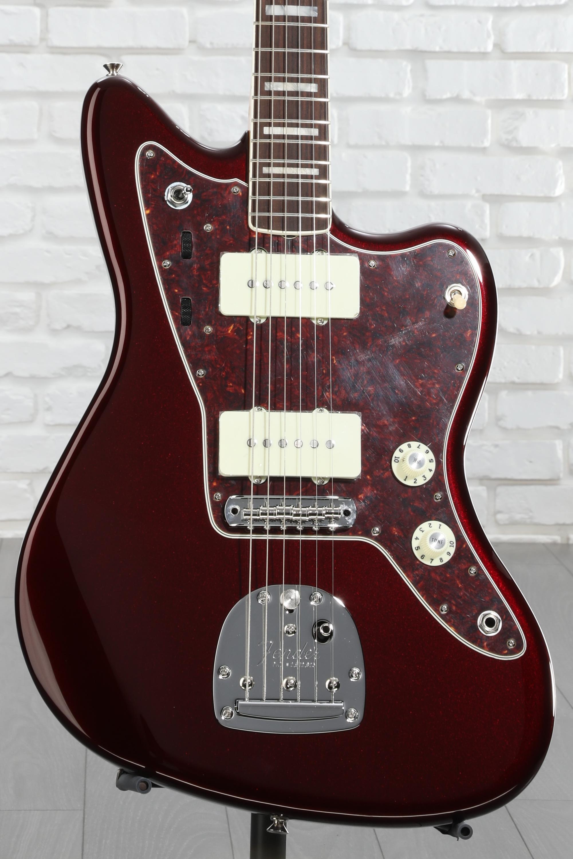 ギター Fender Jazzmaster Fender Troy Van Leeuwen Jazzmaster - Oxblood with Rosewood