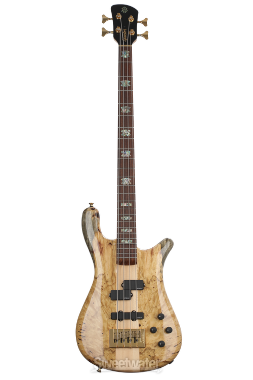 ベース Spector Euro 4LX PW Magenta Pink Gloss Spector NS-5XL Neck Thru - Magenta - Eddie's Guitars
