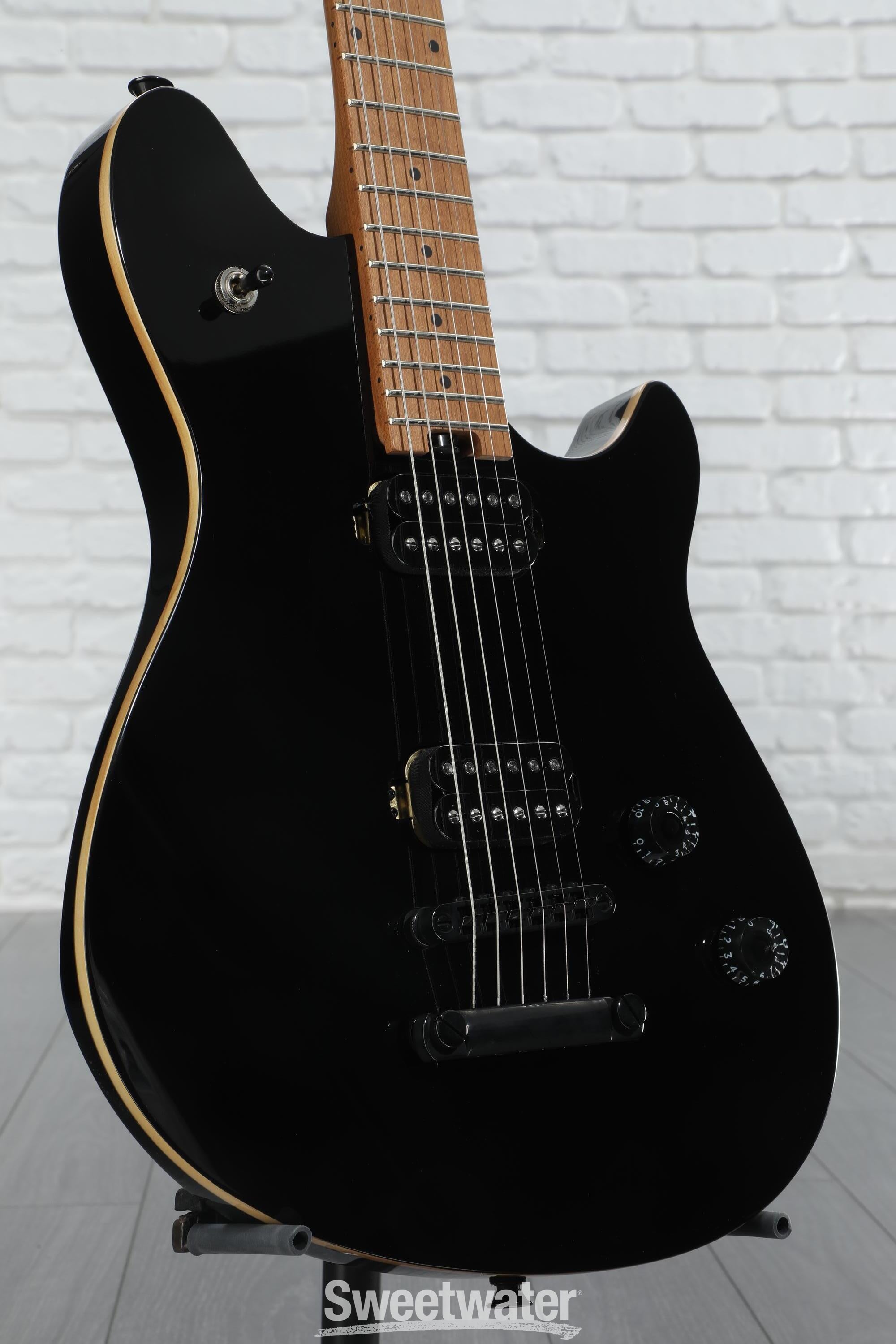 EVH Wolfgang Standard ブラックエレキギター Amazon.com: EVH Wolfgang Standard QM Electric Guitar - Black