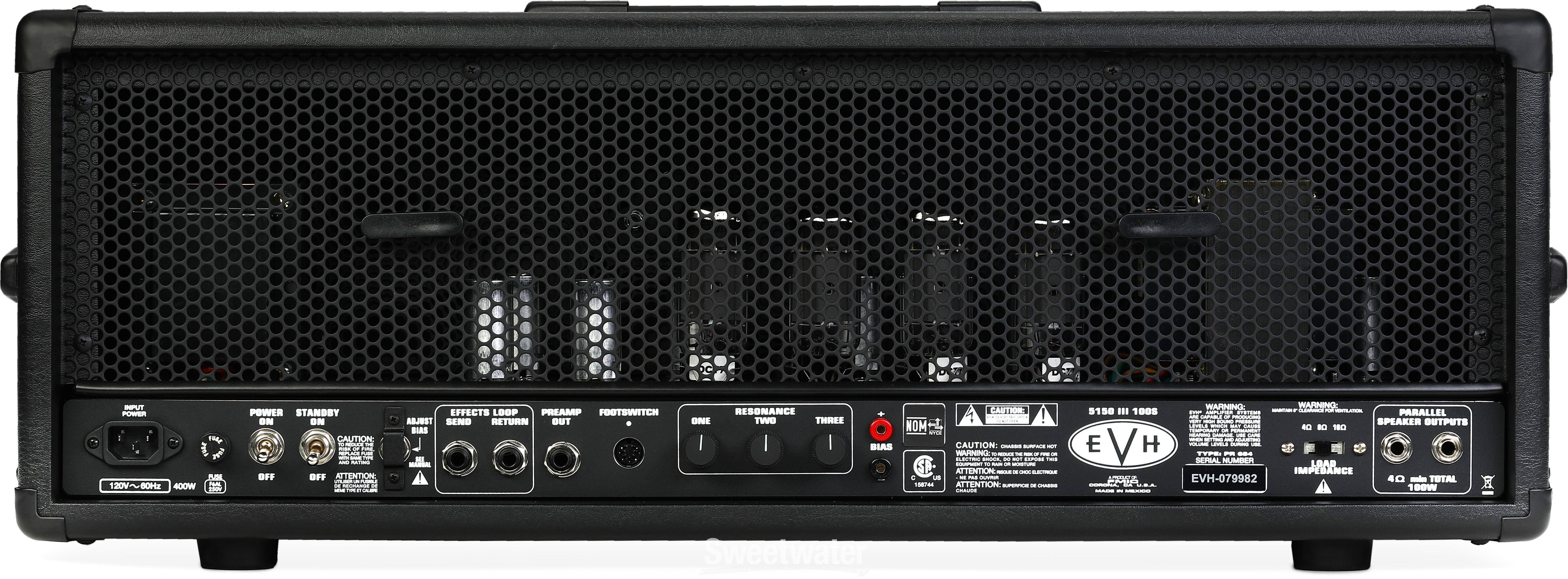 EVH 5150III 100S 100-watt Tube Head - Black Stealth | Sweetwater