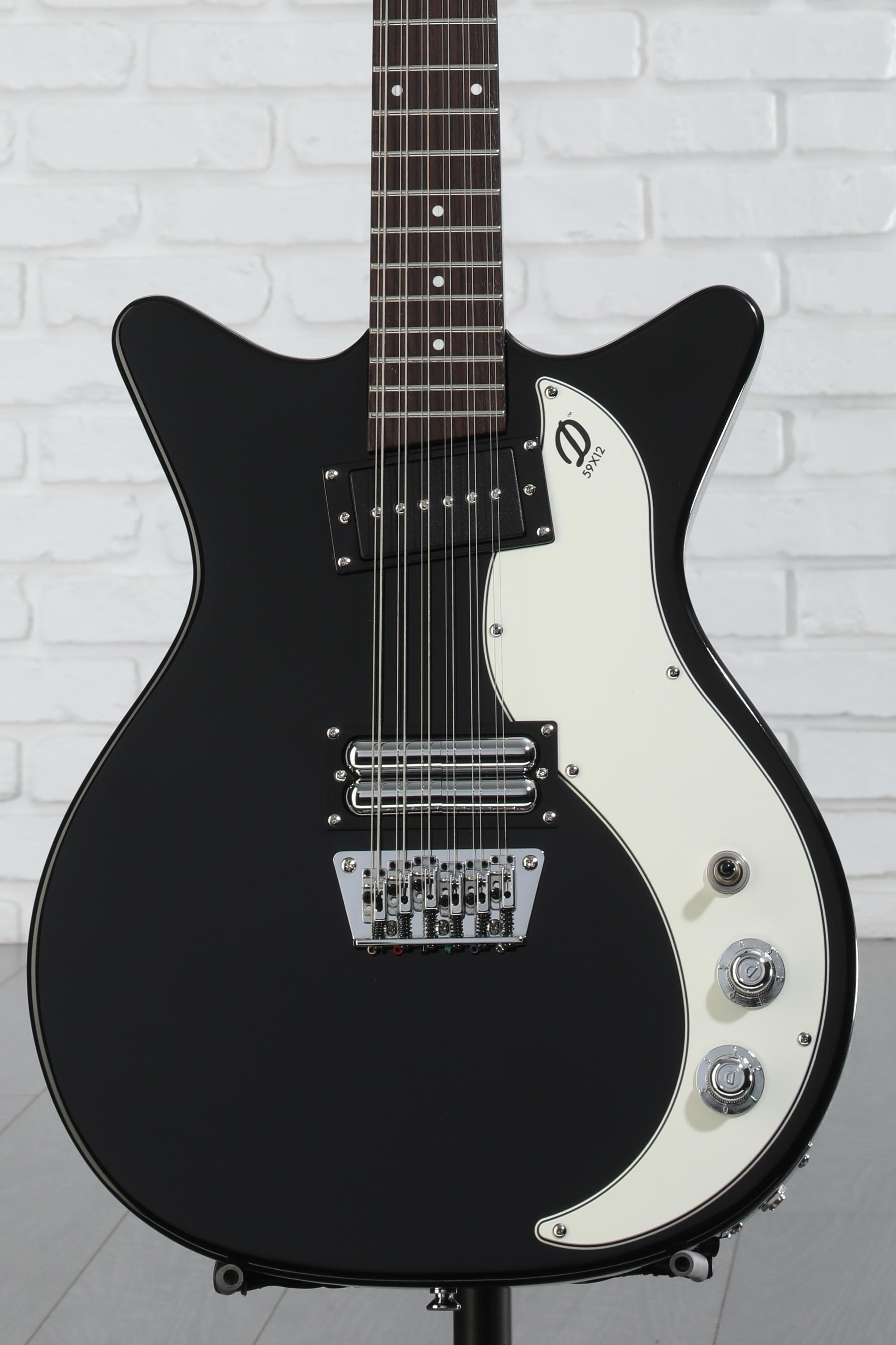 Dan Electro 12弦guitar　Black Danelectro 59X12 12-string Electric Guitar - Black | Sweetwater