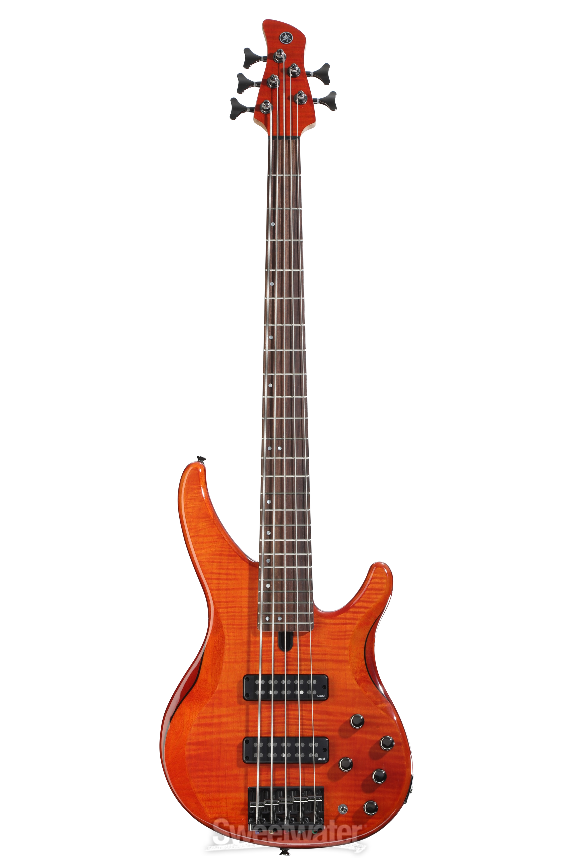 Yamaha TRBX605FM 5-string Bass Guitar - Caramel Brown | Sweetwater