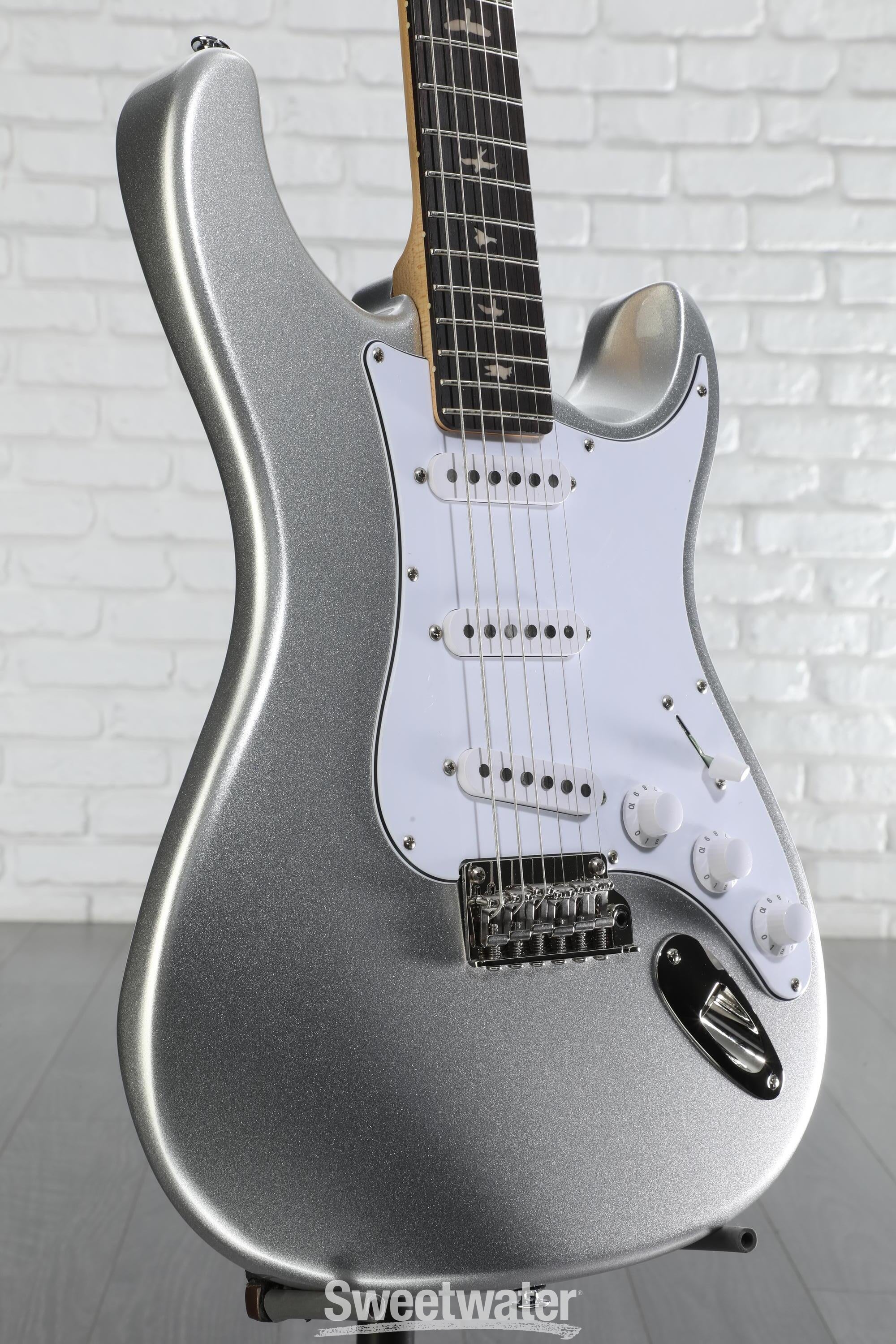PRS SE Silver Sky Electric Guitar - Platinum Spark, Sweetwater Exclusive