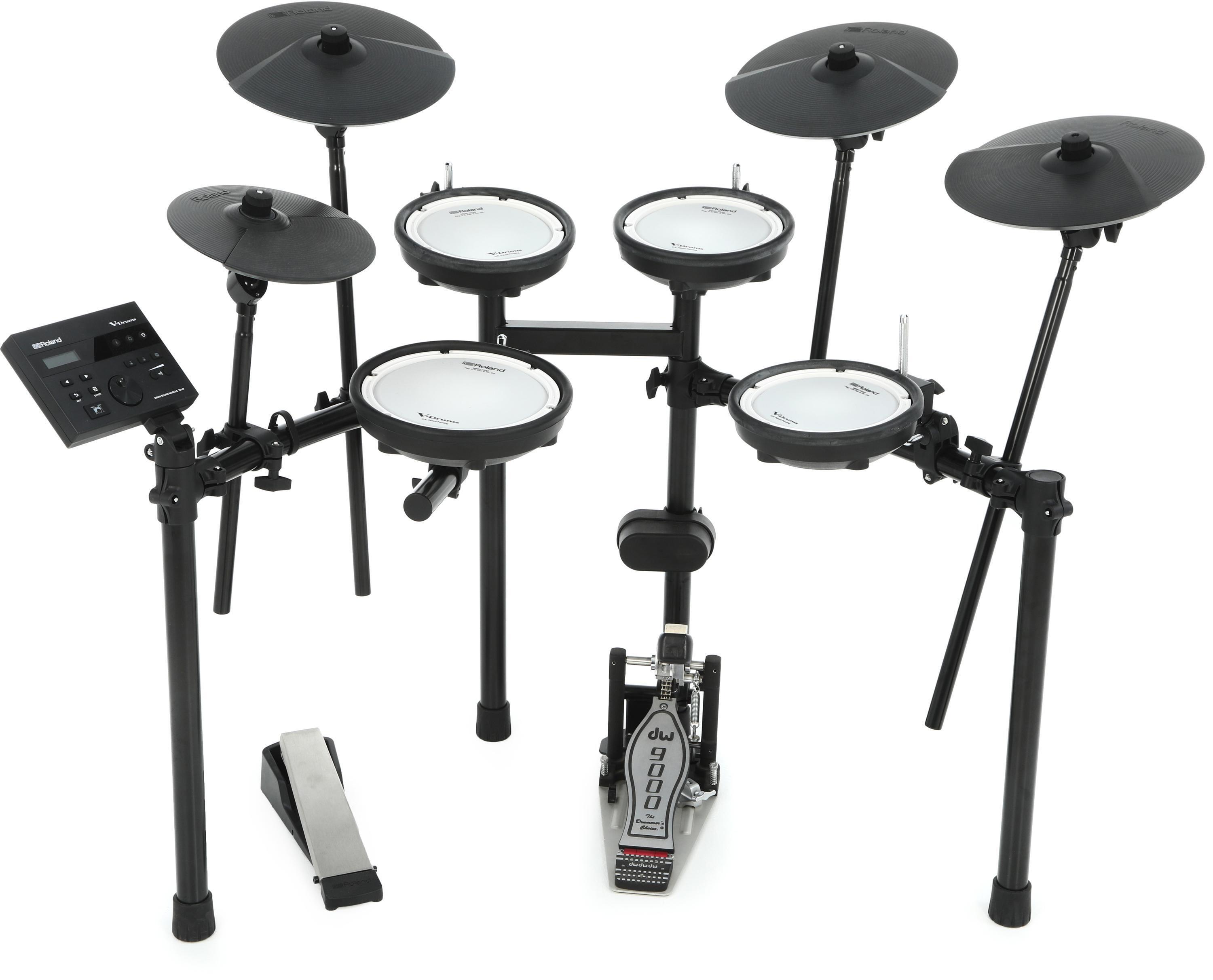 Roland V-Drums TD-07DMKX Electronic Drum Set with 12-inch Ride Cymbal Pad -  Bundle