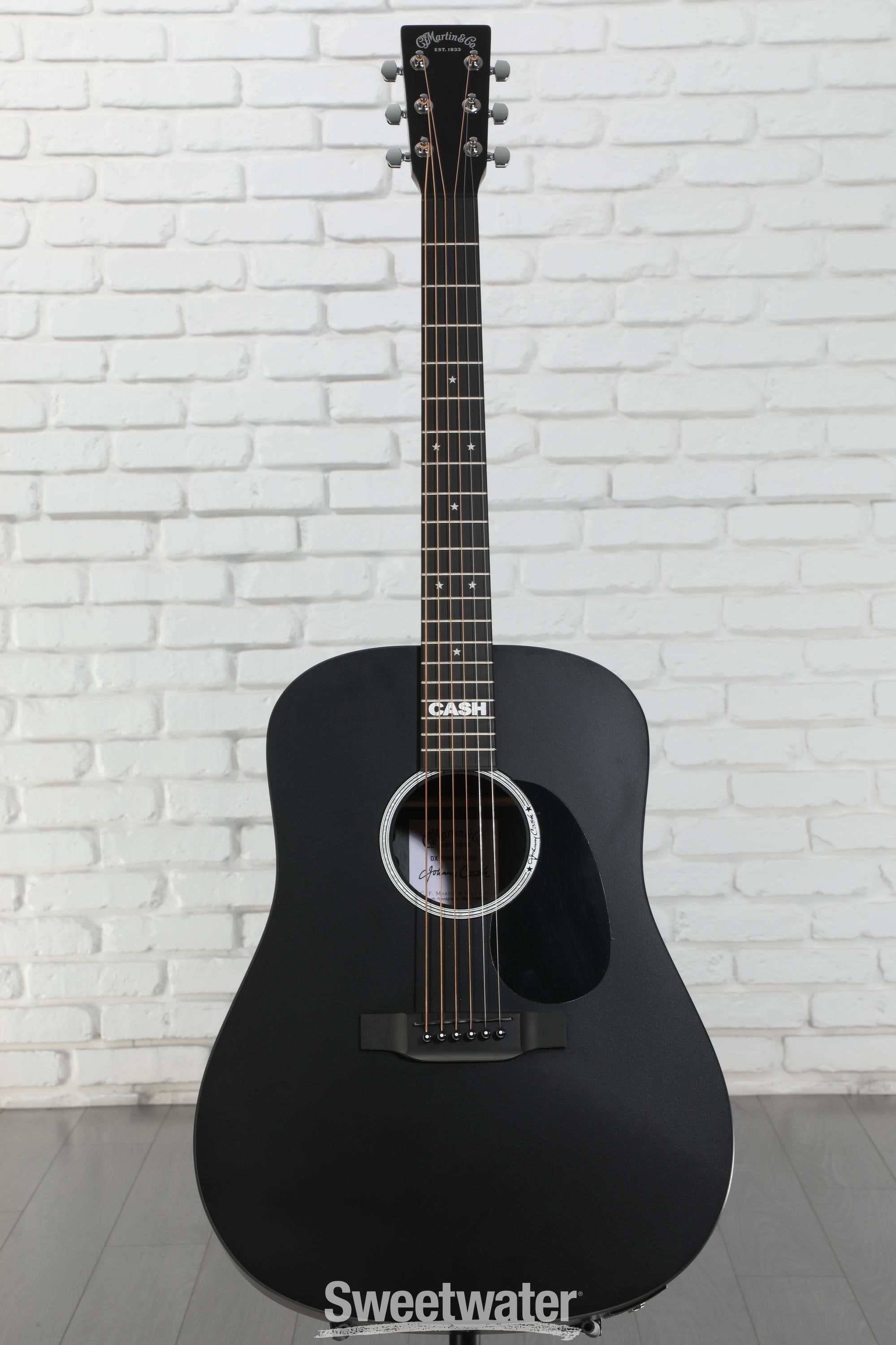 Martin DX Johnny Cash - Jet Black | Sweetwater