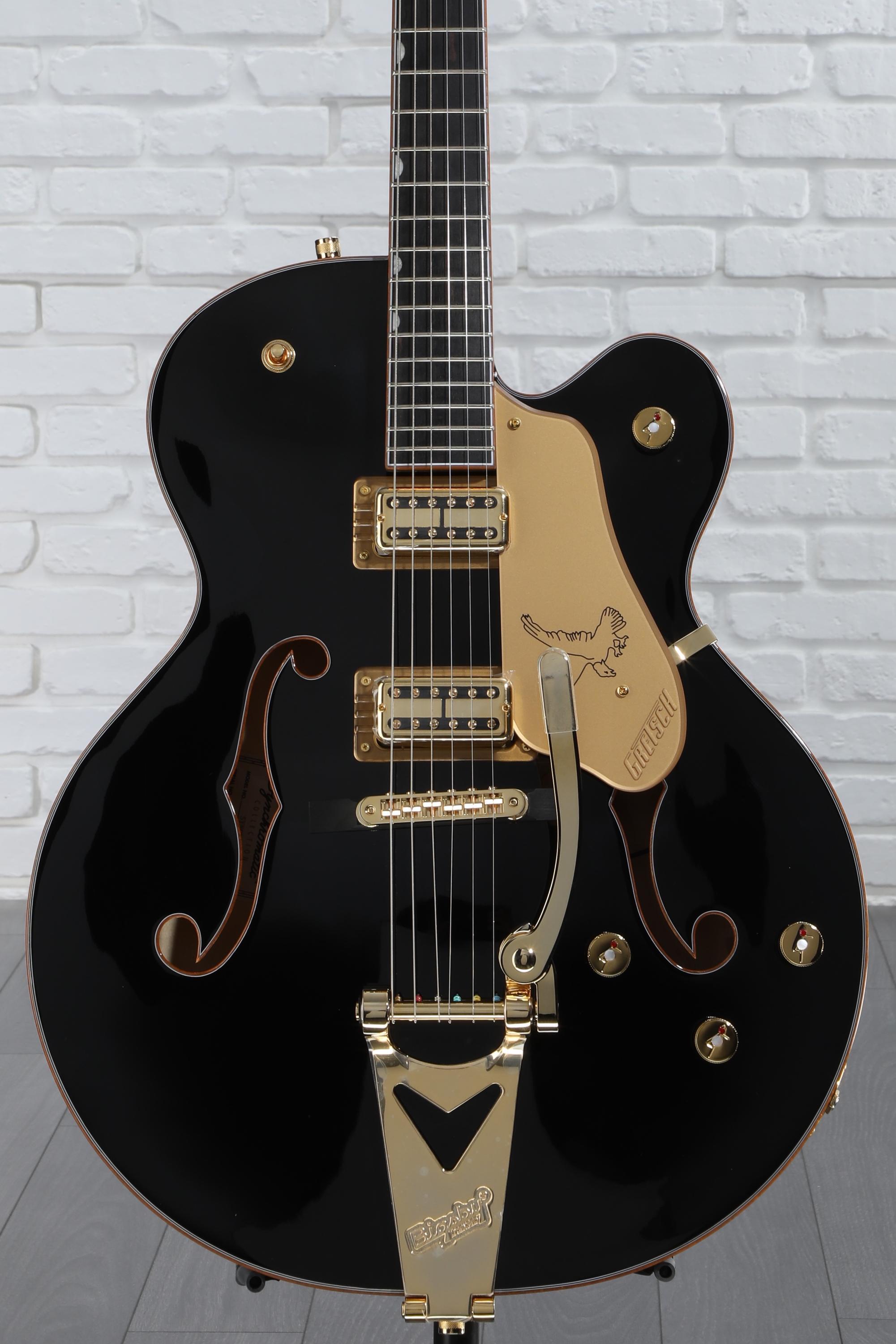 ギター Gretsch Black Falcon Gretsch Falcon Hollow Body with Bigsby - Black | Cream City