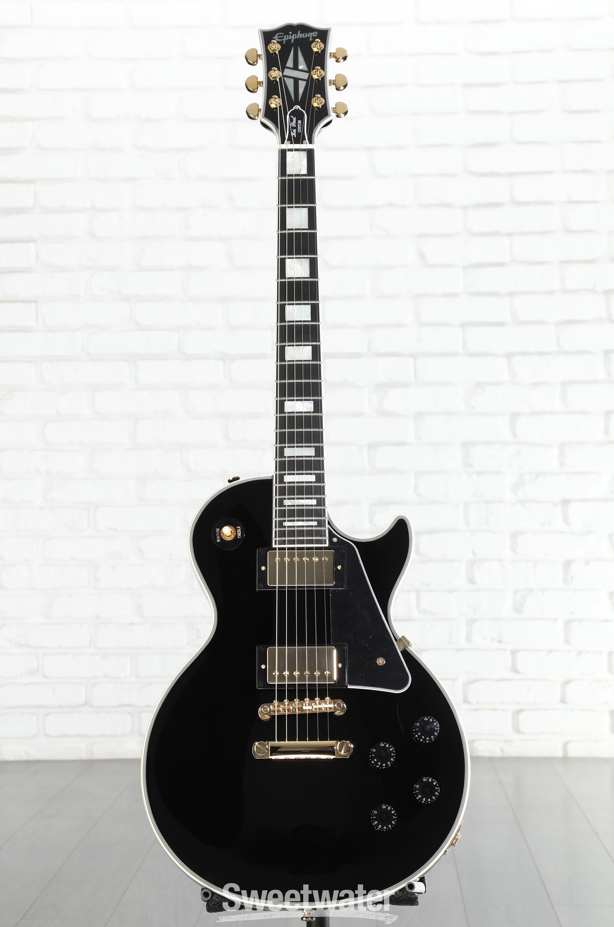 Epiphone Inspired by Gibson Custom Les Paul Custom Electric Guitar