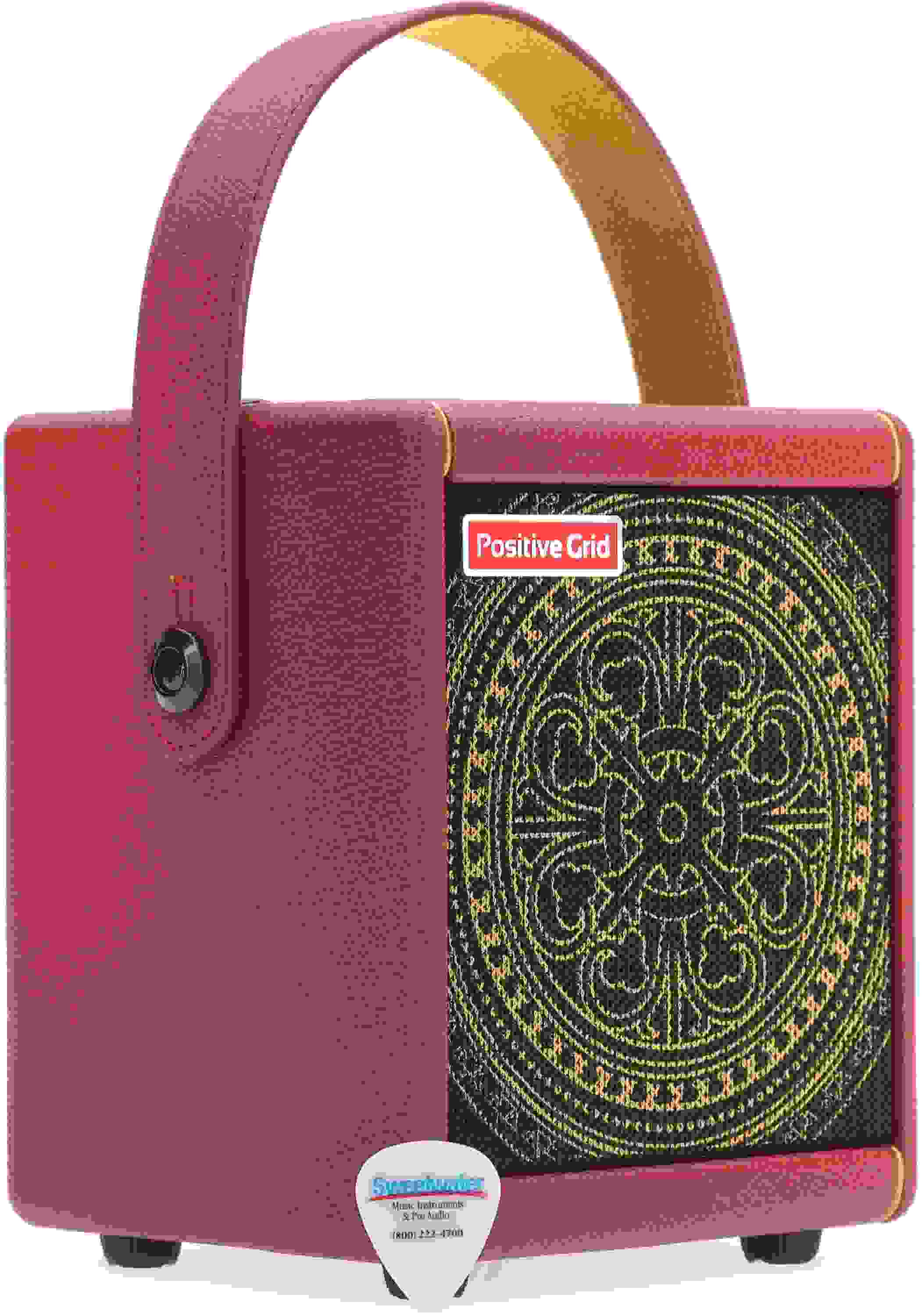 Positive Grid Spark Mini Vai 10-watt 2 x 2-inch Portable Combo Amplifier - Burgundy