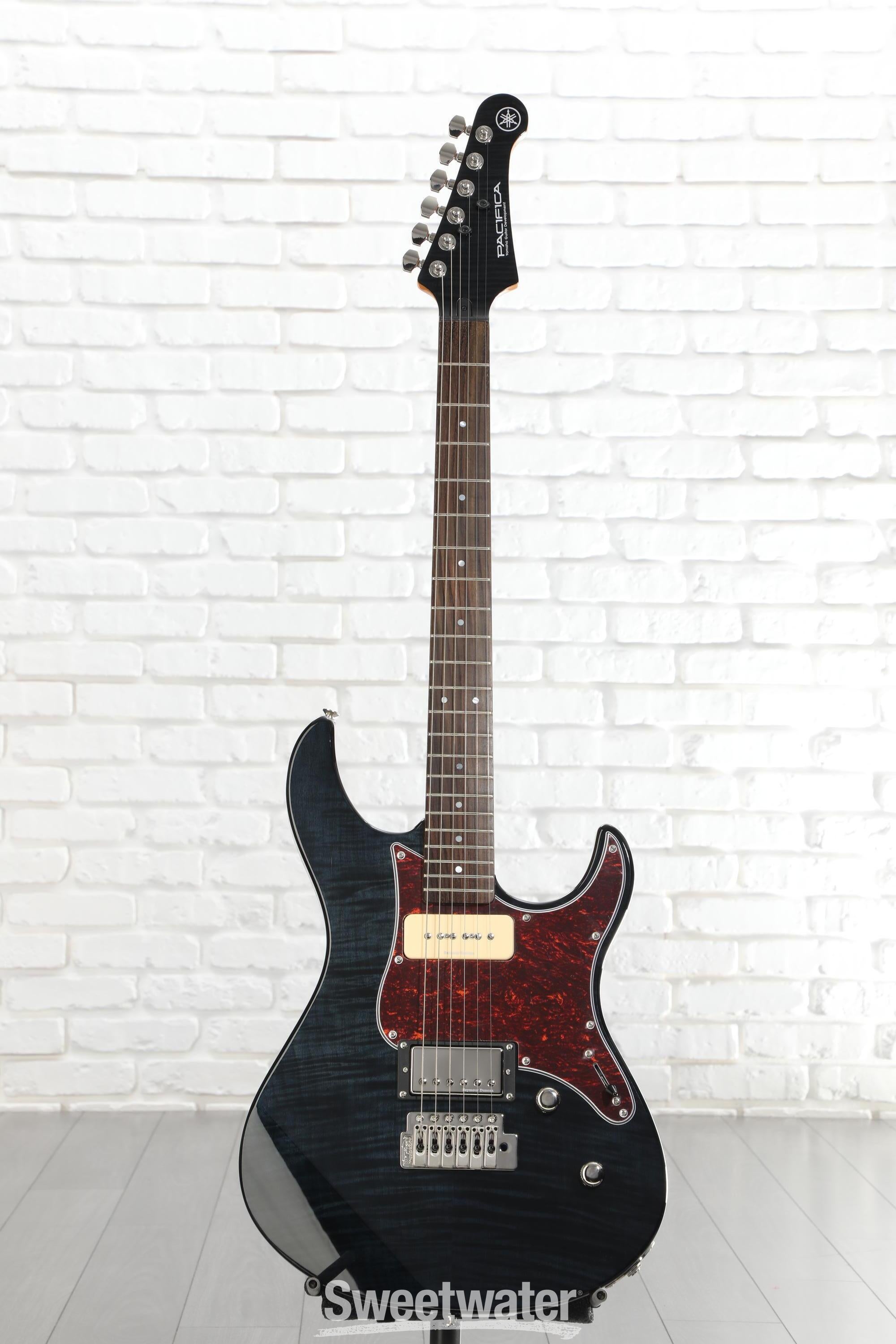Yamaha PAC611VFM Pacifica Electric Guitar - Trans Black | Sweetwater