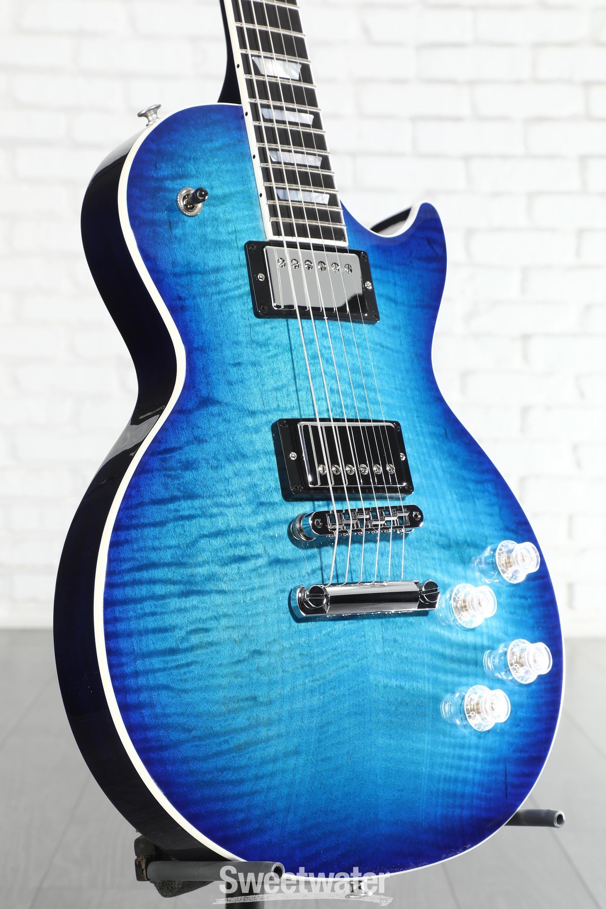 Gibson Les Paul Modern Figured Electric Guitar - Cobalt Burst