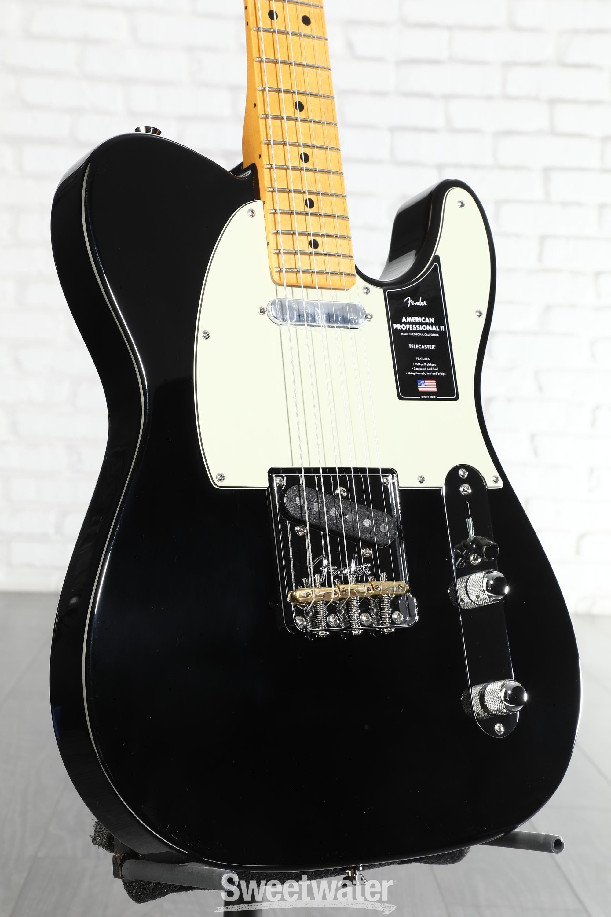 Fender American Professional II Telecaster - Black with Maple