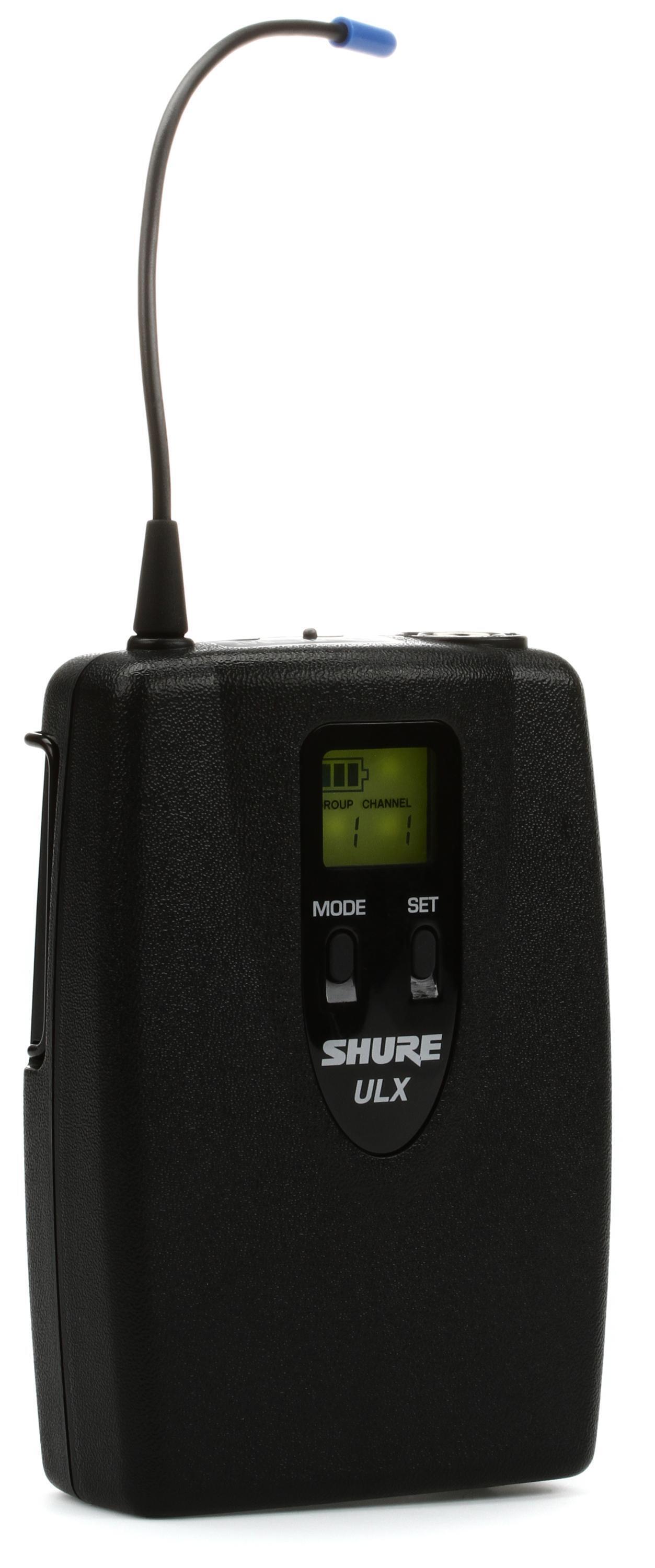 Shure ULX1 Wireless Bodypack Transmitter - G3 Band | Sweetwater