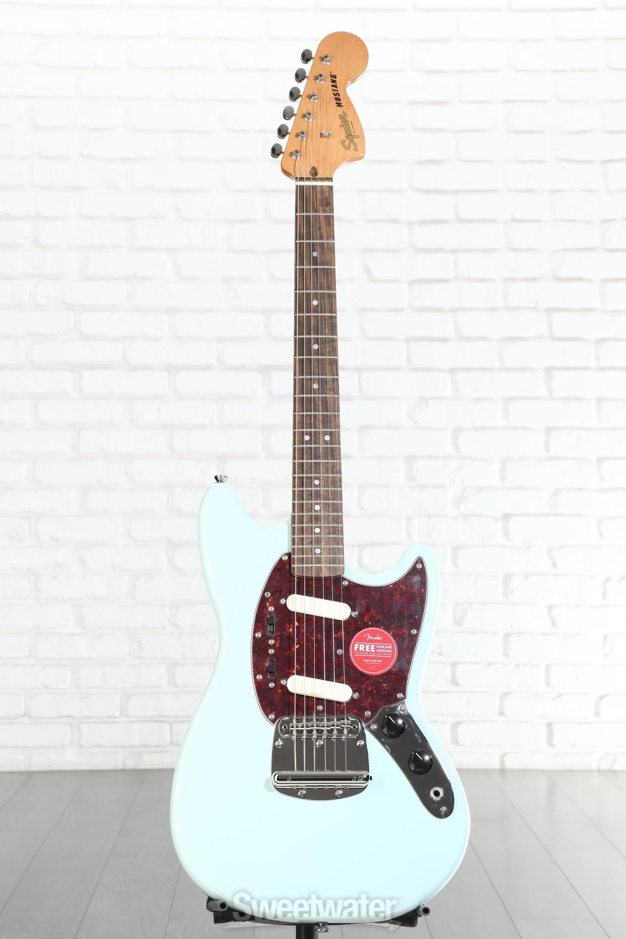 Squier Classic Vibe '60s Mustang Electric Guitar - Sonic Blue