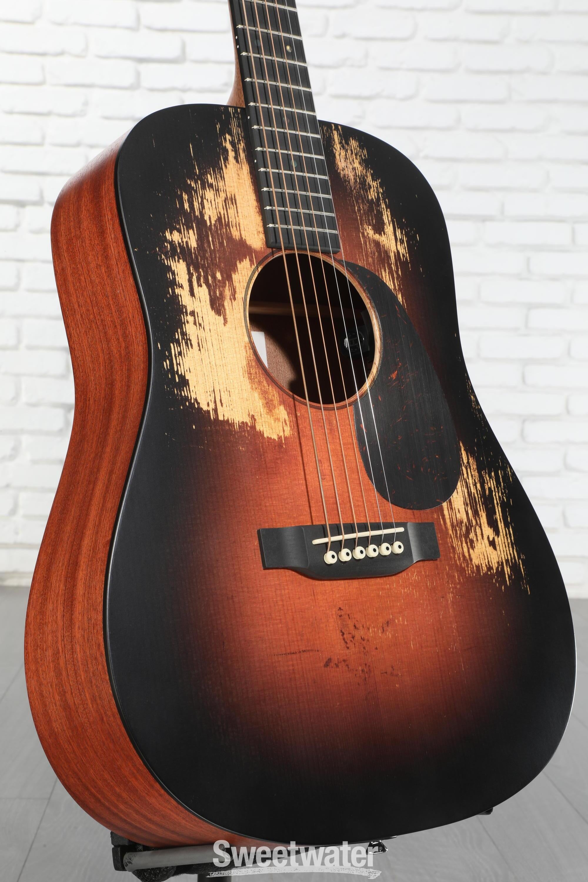 Martin D Jr-E StreetLegend Burst Acoustic-electric Guitar - Custom Ink