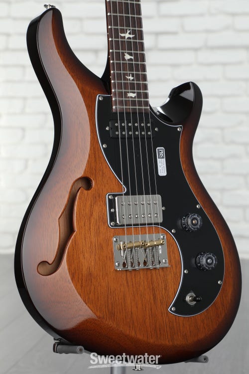 PRS S2 Vela Semi-Hollow Electric Guitar - McCarty Tobacco Sunburst  