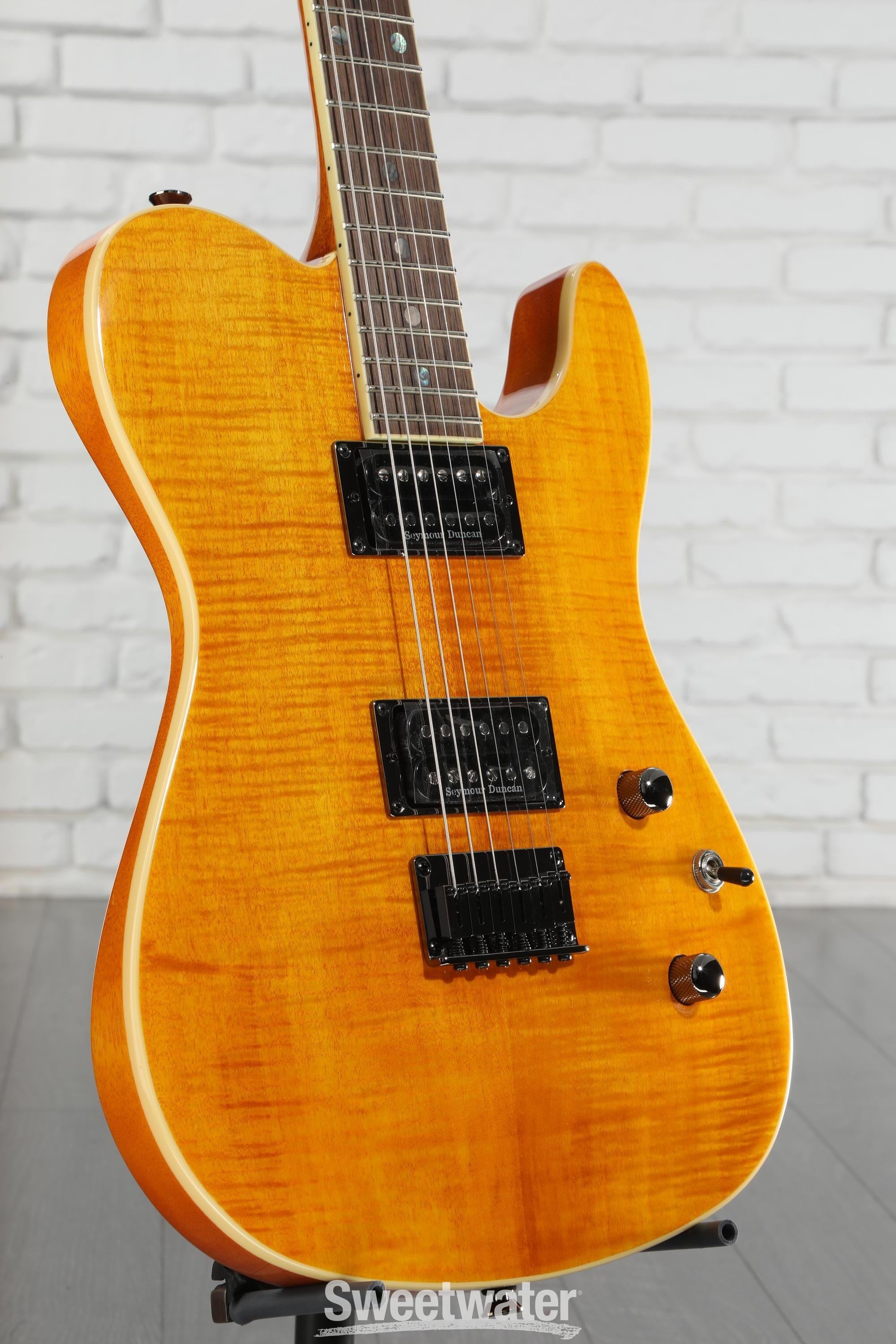 Fender Custom Telecaster FMT HH アンバー Fender Special Edition Custom Telecaster® FMT HH Amber