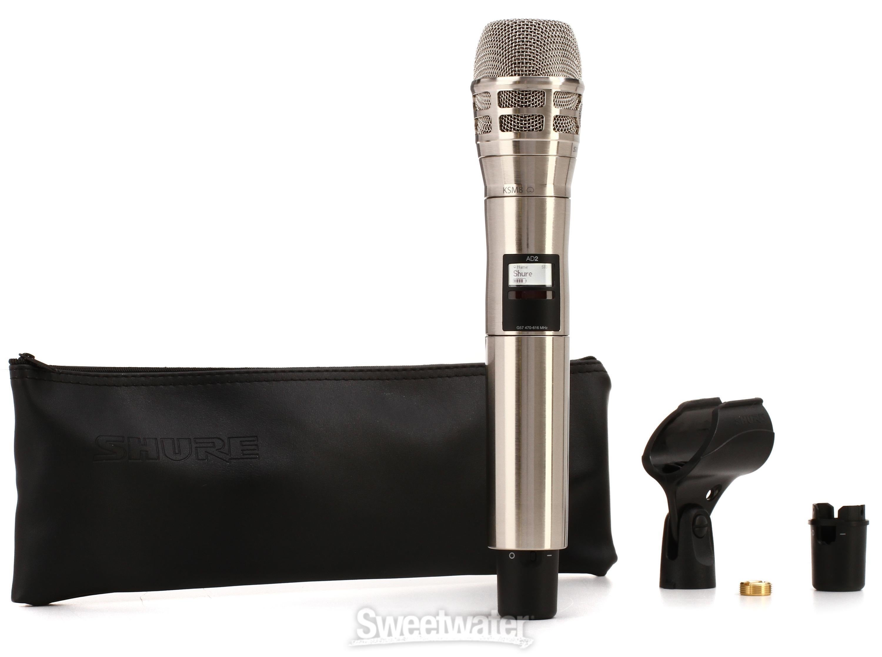 Shure AD2 K8N Wireless Handheld Microphone Transmitter Sweetwater