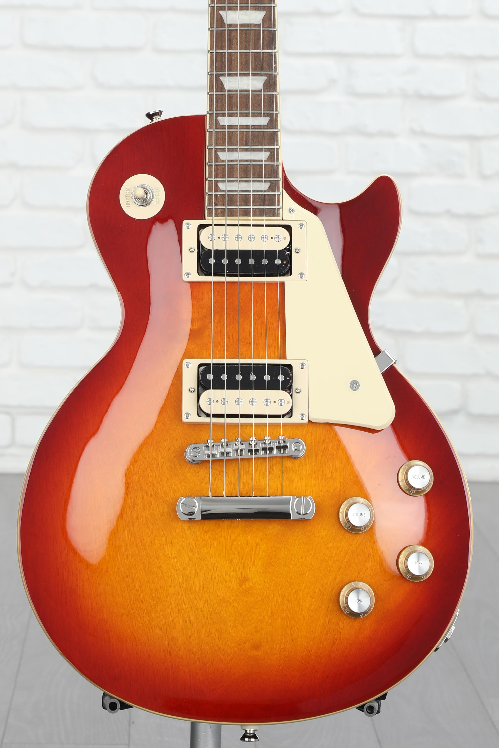 Epiphone Les Paul Classic Electric Guitar - Heritage Cherry Sunburst |  Sweetwater