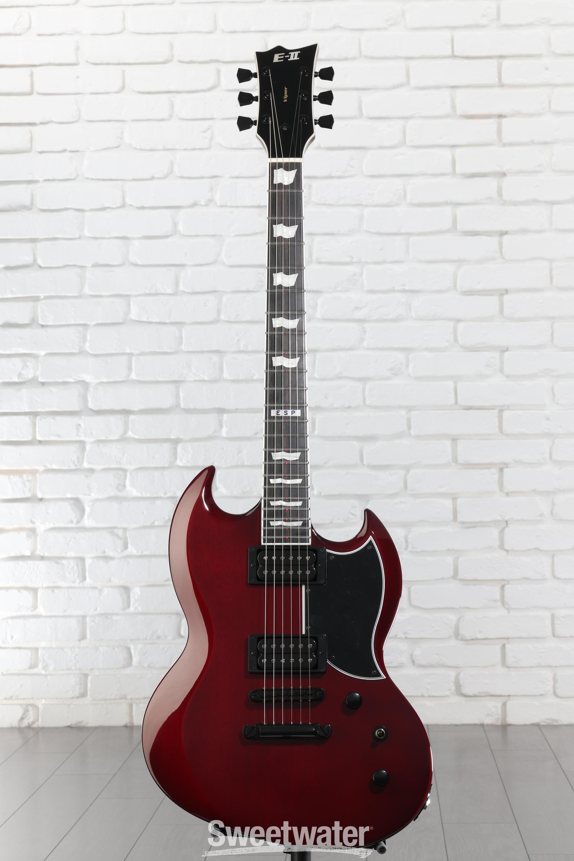 ESP E-II Viper Electric Guitar - See-thru Black Cherry | Sweetwater