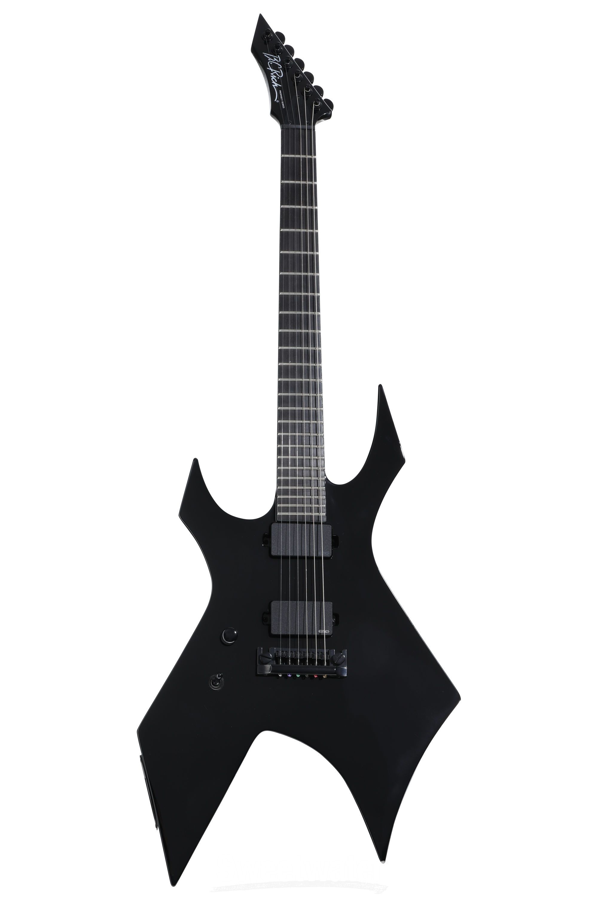 B.C. Rich Warlock 4弦エレキベース ブラック B.C.Rich USA Warlock Widow 4-string Bass / Black : Wakuya Direct