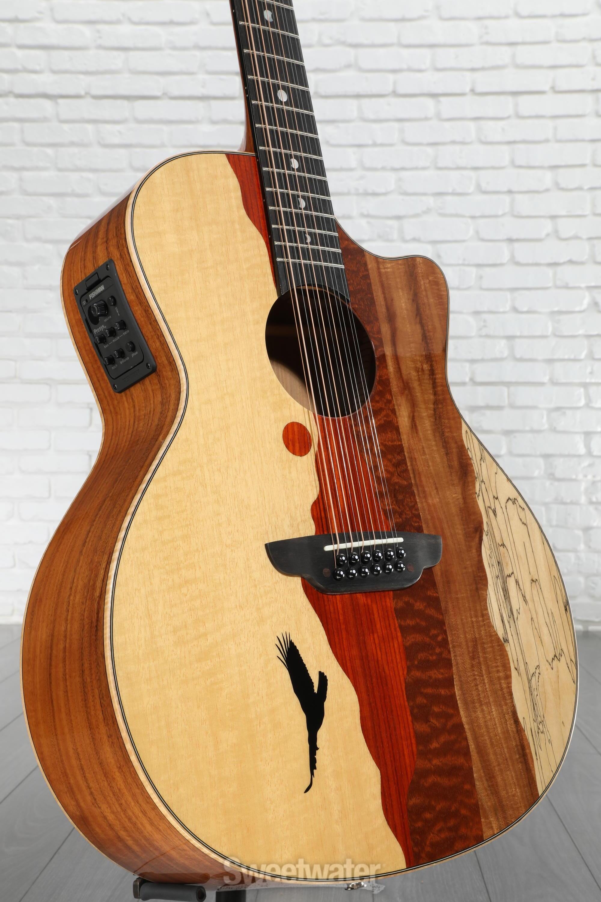 Luna Vista Eagle 12-string Acoustic-electric Guitar - Gloss