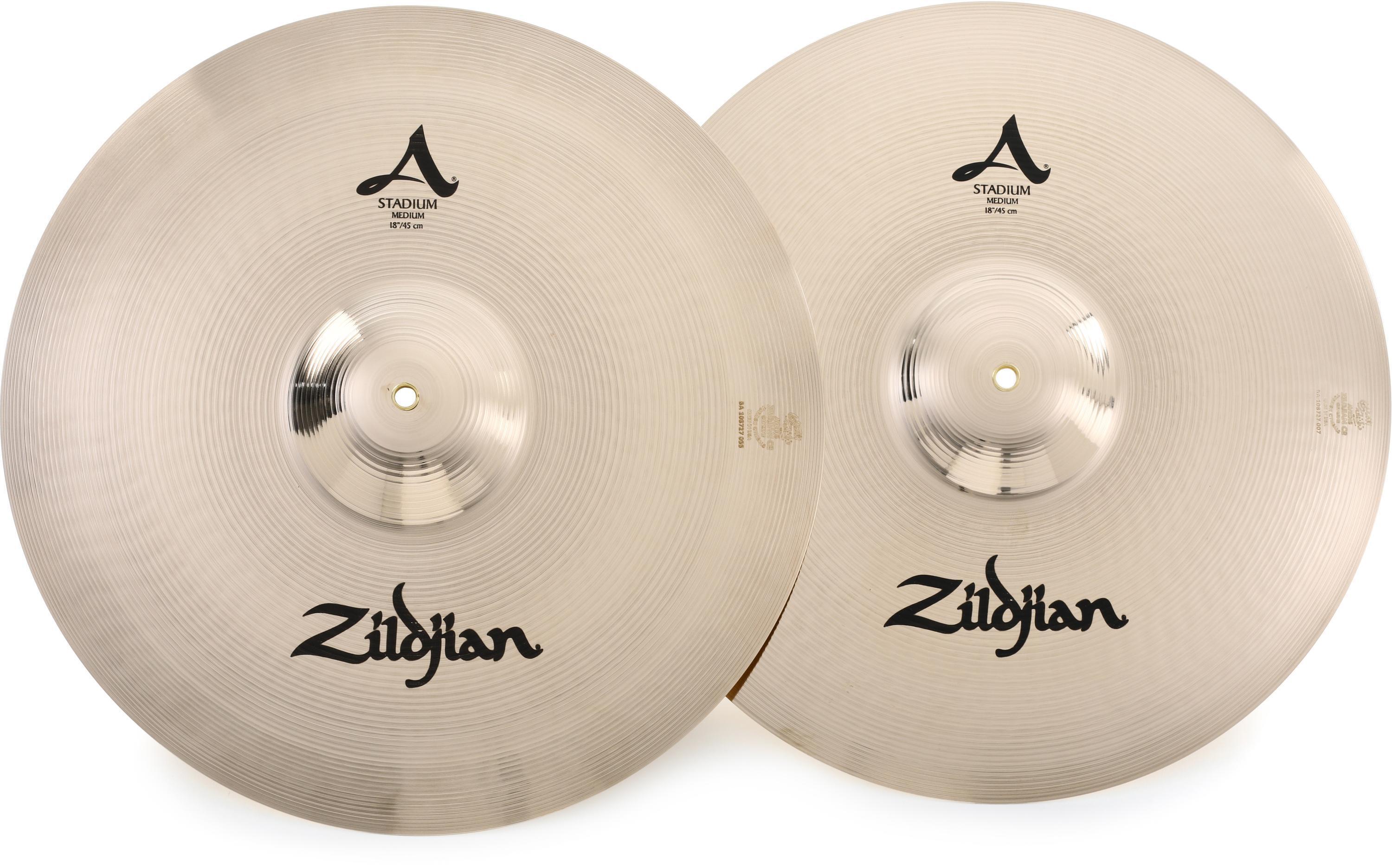 Zildjian 18-inch A Stadium Crash Cymbals | Sweetwater