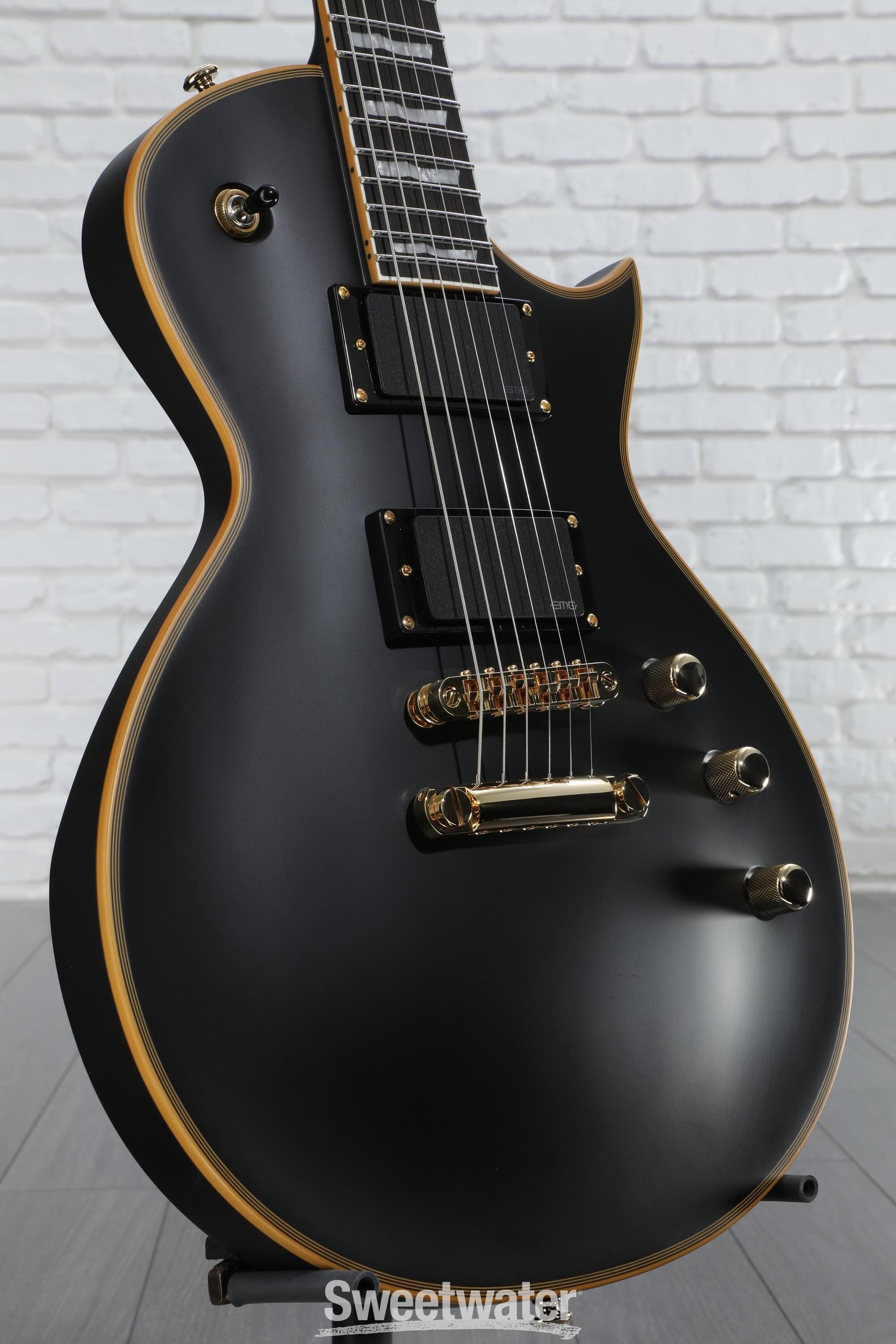 ltd ec1000 deluxe ビンテージブラック ESP LTD Deluxe EC-1000 Electric Guitar Vintage Black