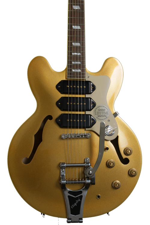 Epiphone Riviera Custom P93 - Gold Top | Sweetwater