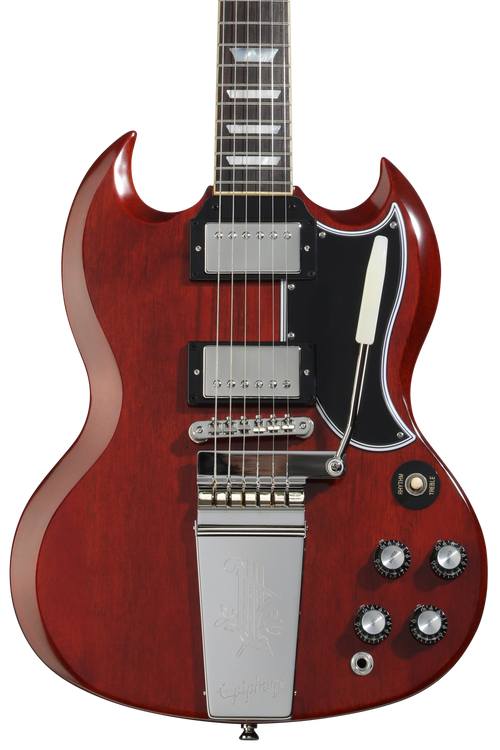 Epiphone　SG Standard　Cherry　新品弦に交換済み！ Epiphone SG Standard 60s, Vintage Cherry | Epiphone