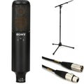 Photo of Sony C-100 Two-way Condenser Microphone with Stand and Cable