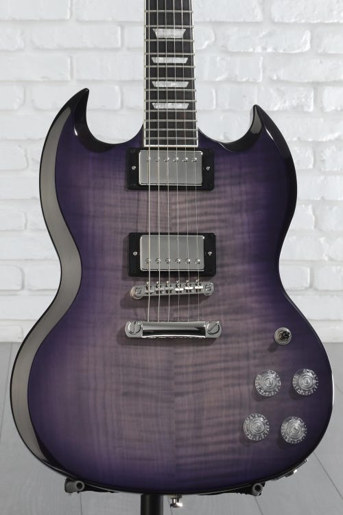 Epiphone SG Modern Figured Electric Guitar - Purple Burst