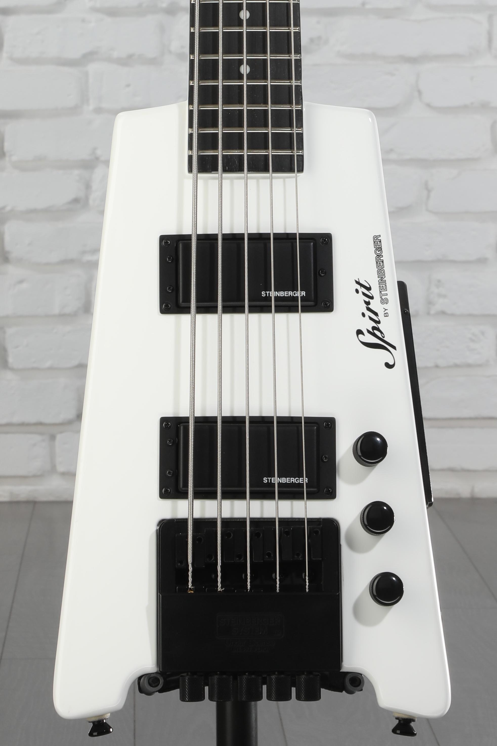 Spirit by STEINBERGER XT-25 5弦ベース ホワイト Steinberger Spirit XT-25 5-string Bass Guitar - White