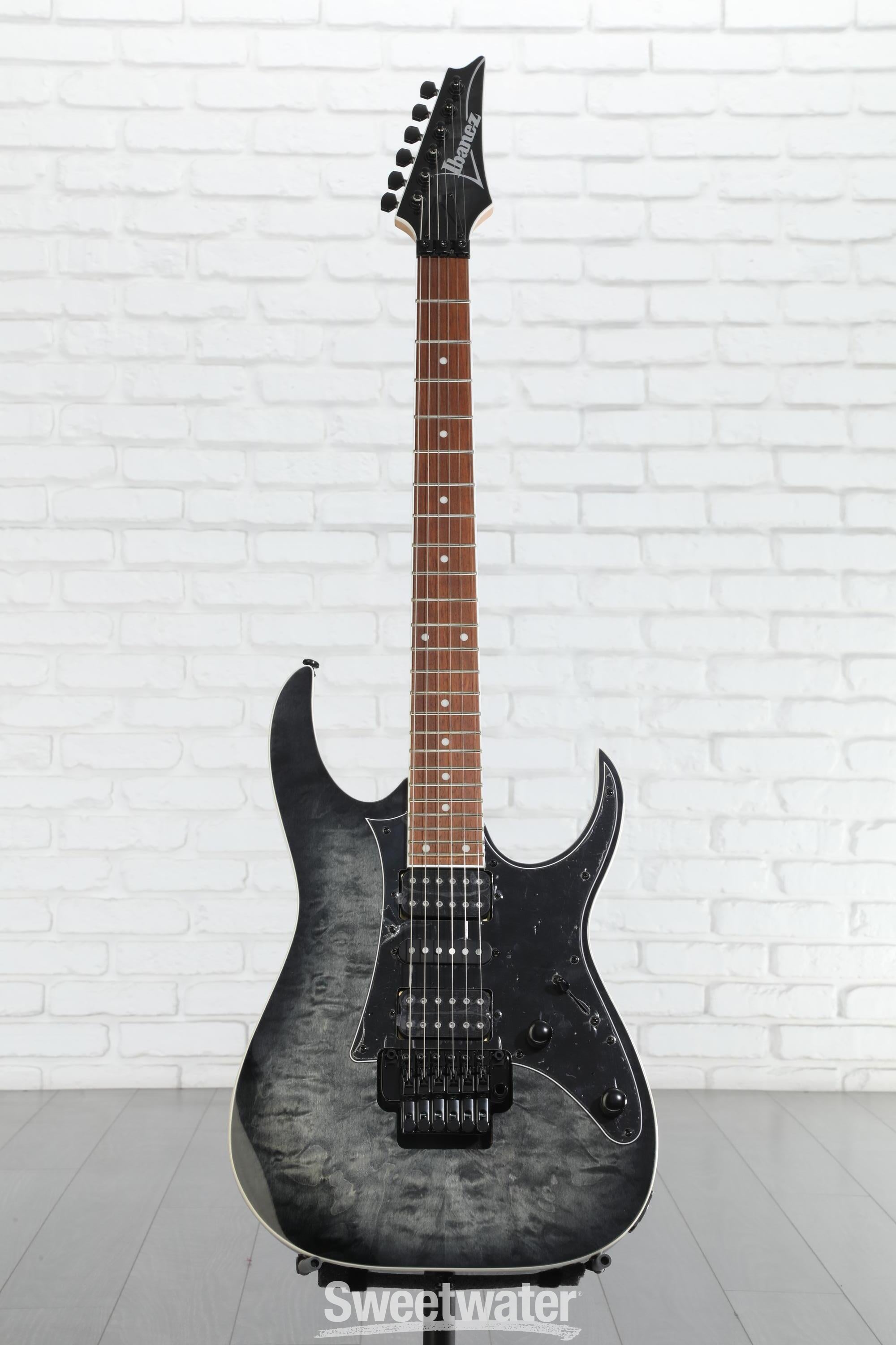 Ibanez RG450QMB Electric Guitar - Transparent Gray Burst | Sweetwater