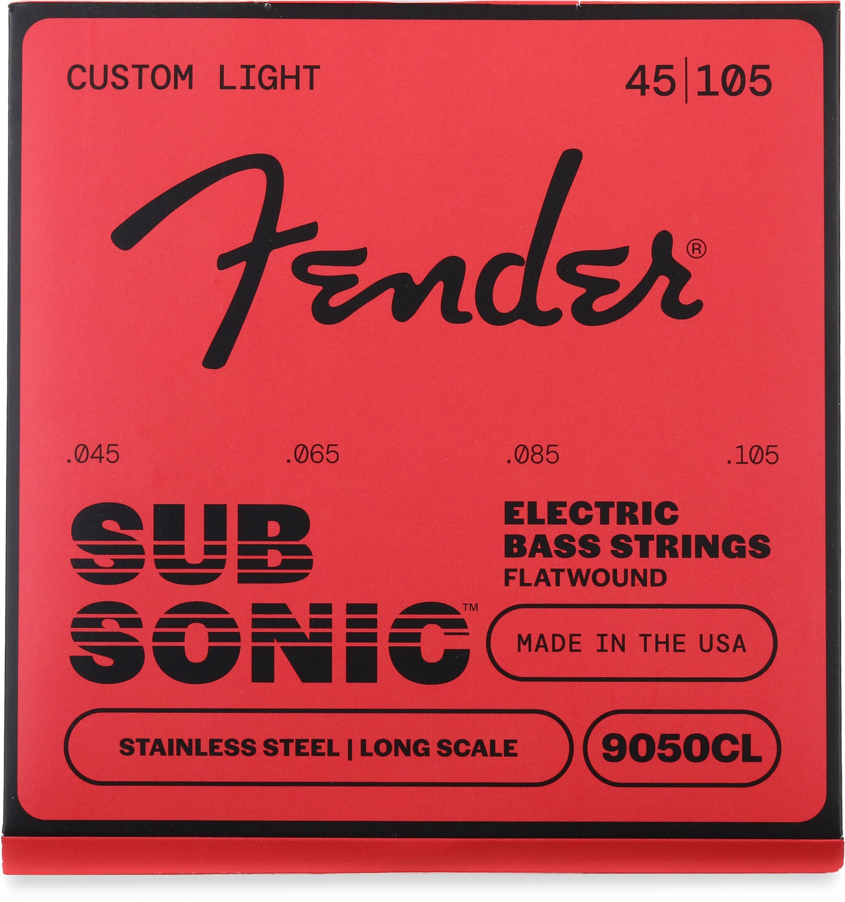 Photo of Fender 9050 SubSonic Electric Bass Strings - .045-.105 Custom Light