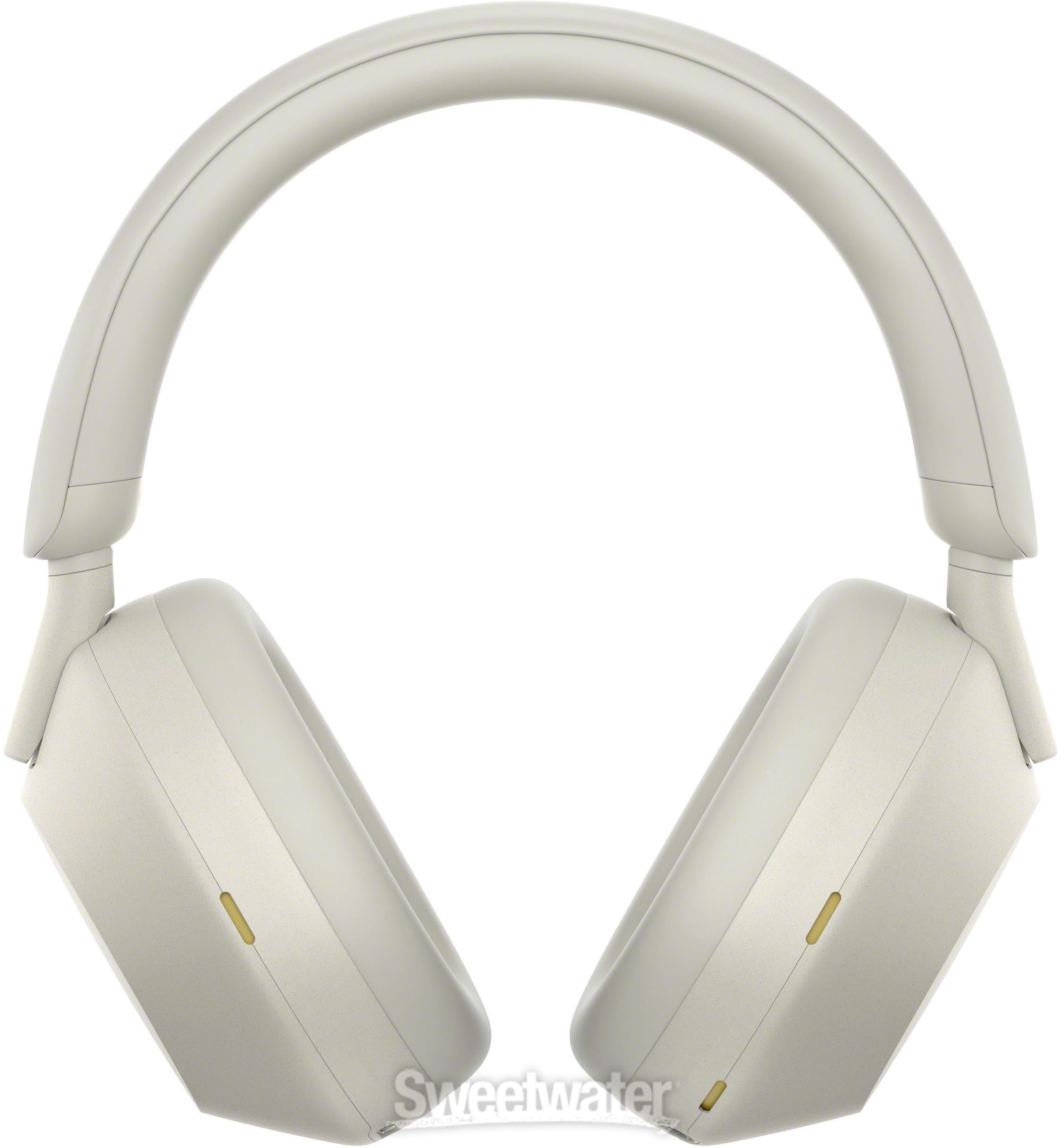 Sony WH-1000XM5 Wireless Noise-canceling Headphones - Silver | Sweetwater