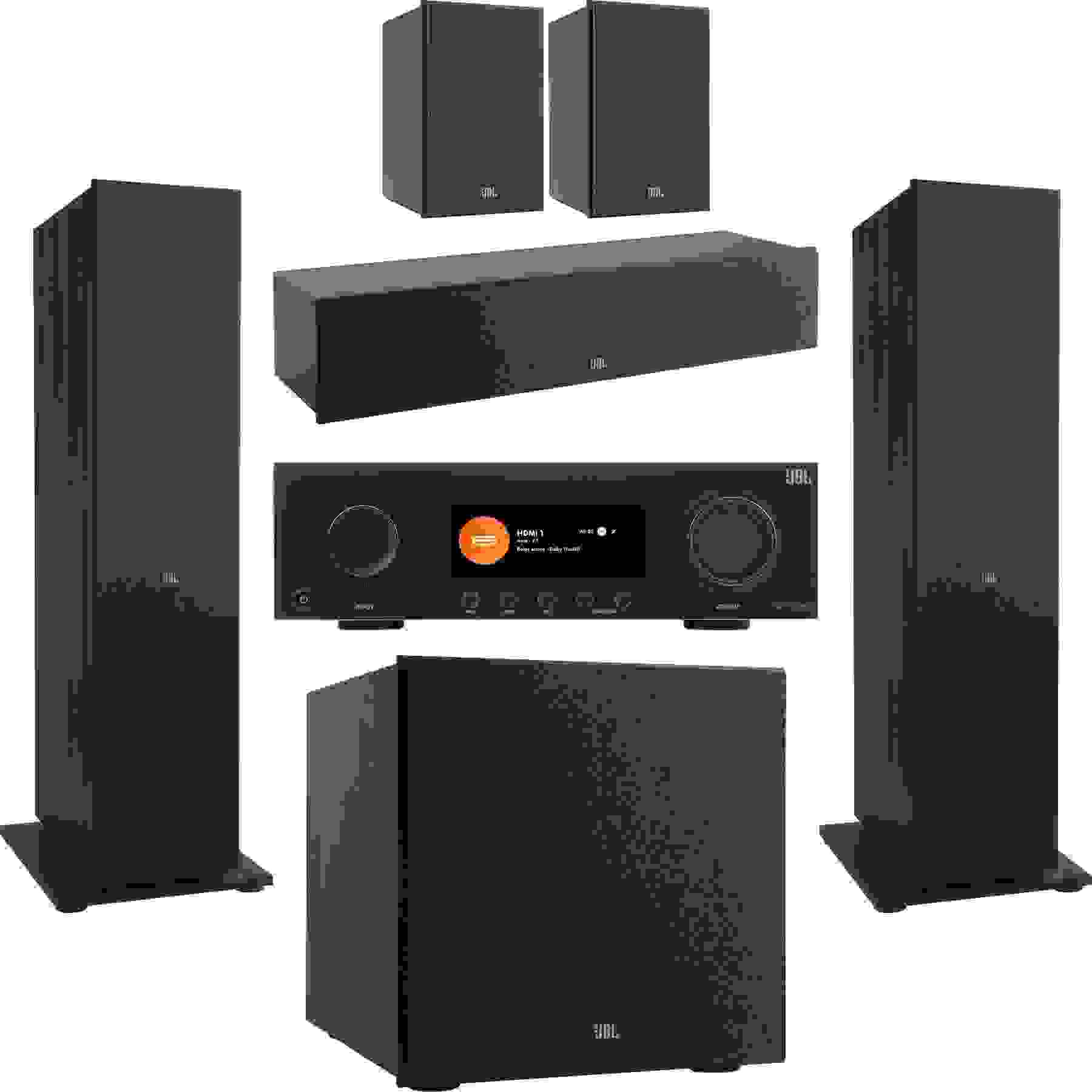 JBL MA9100HP 5.1 Home Theater Bundle Black Sweetwater