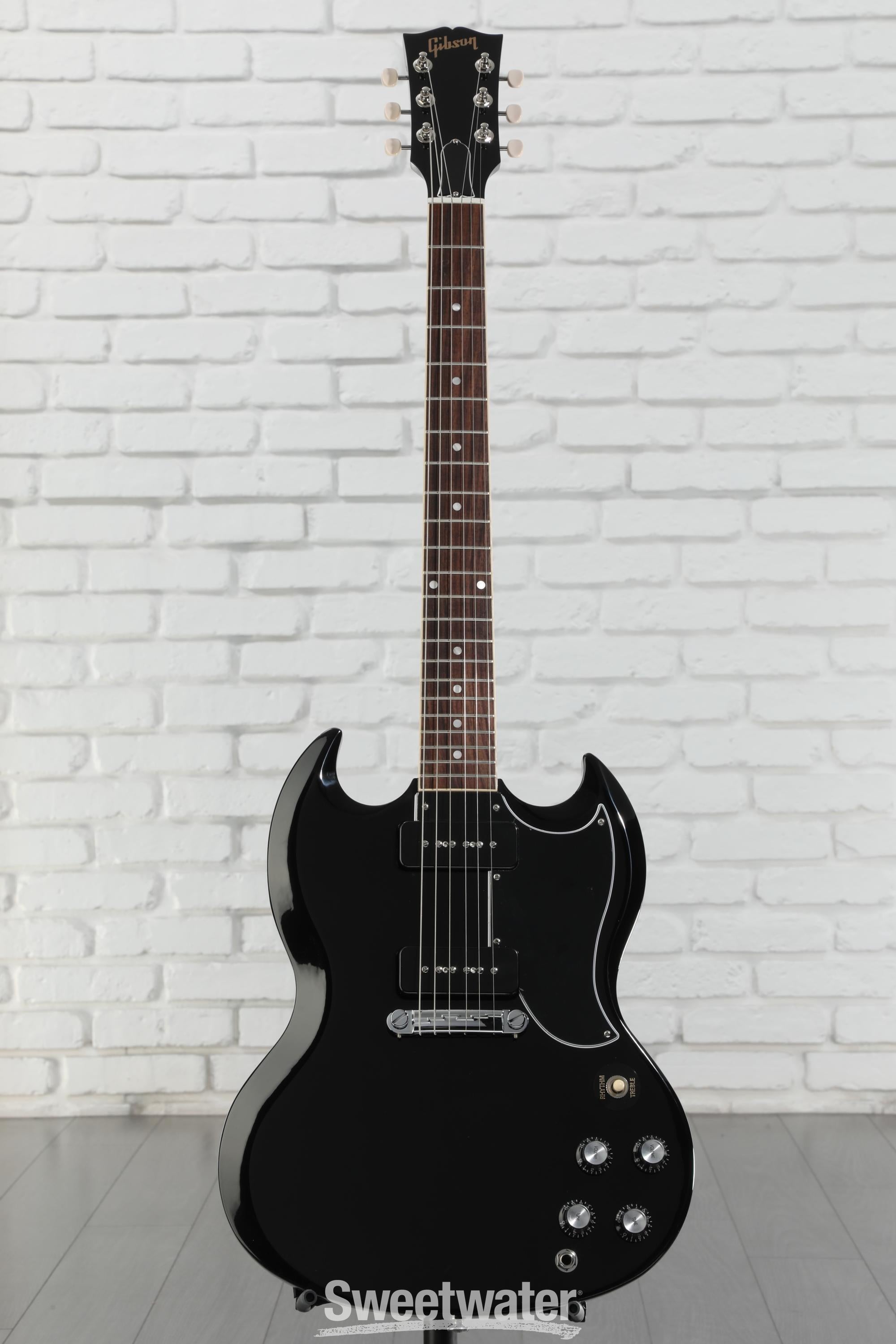 ギター Gibnson SG Special  Ebony Gibson SG Special Ebony Electric Guitar with Case – Twin