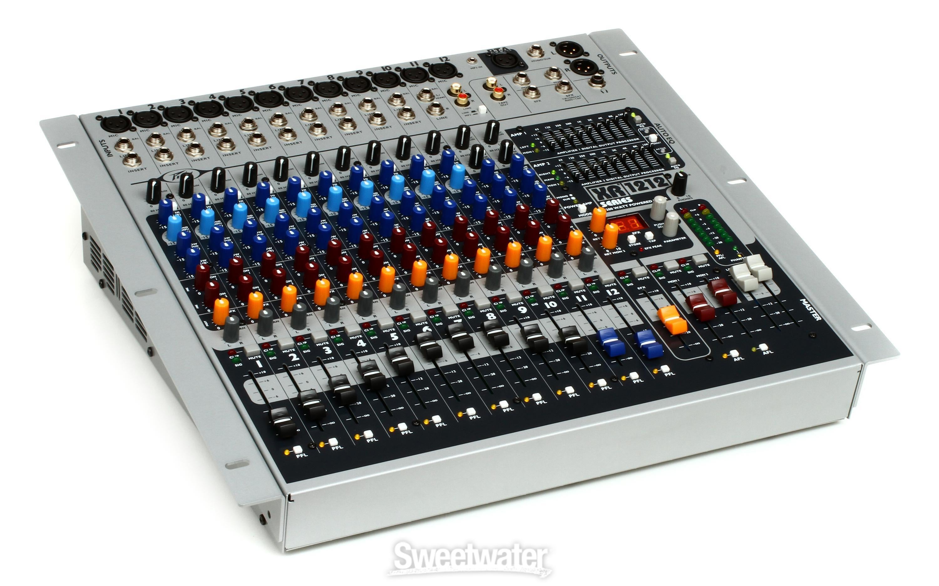 Peavey XR 1212 12-channel 600W Powered Mixer | Sweetwater