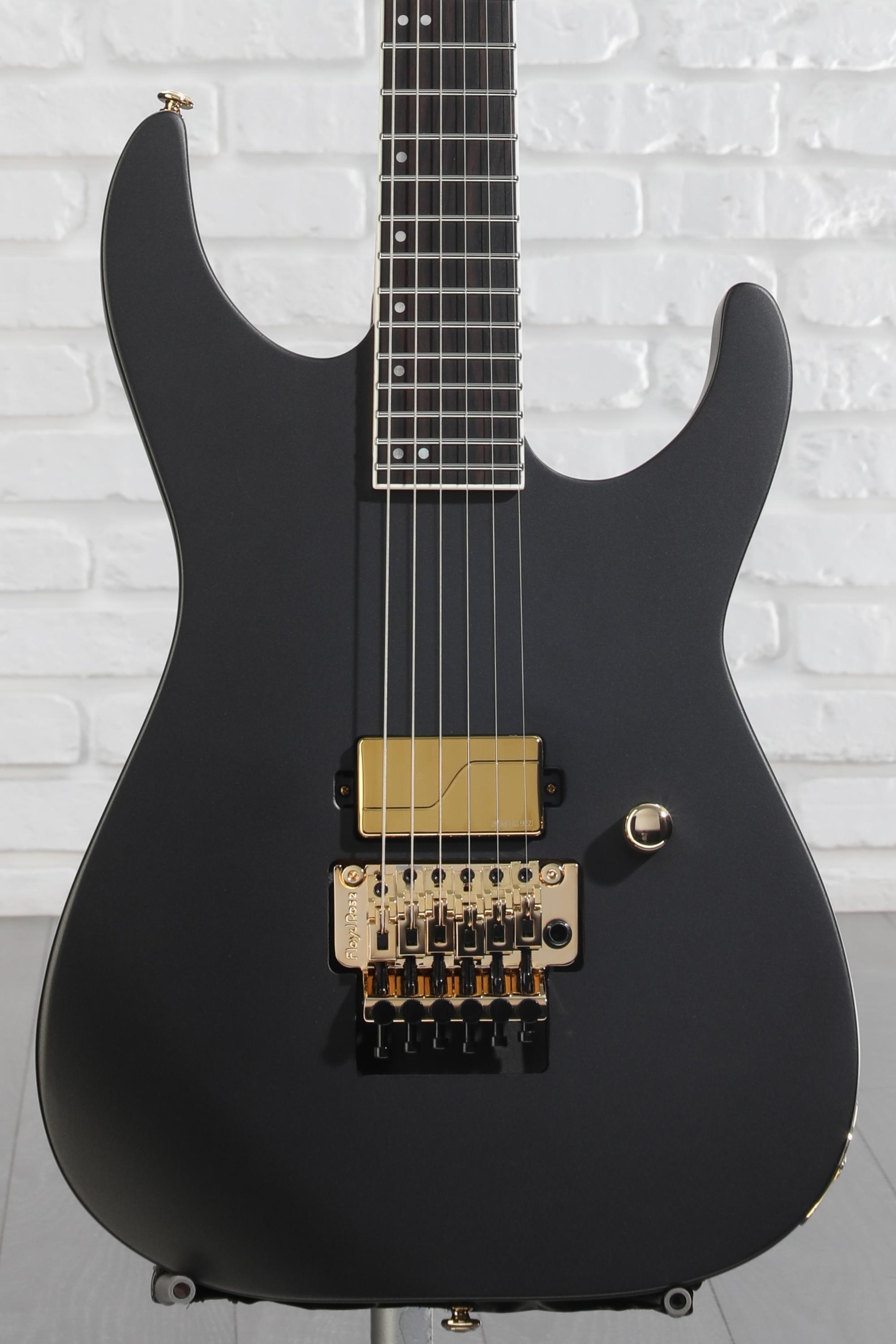 ESP LTD M-1001 Electric Guitar - Charcoal Metallic Satin