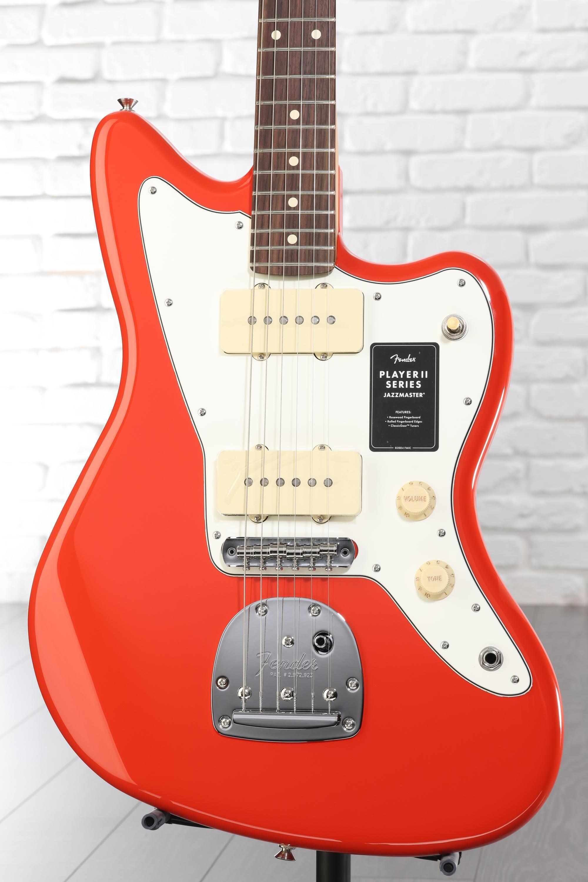 Fender Player II Jazzmaster Electric Guitar - Coral Red | Sweetwater