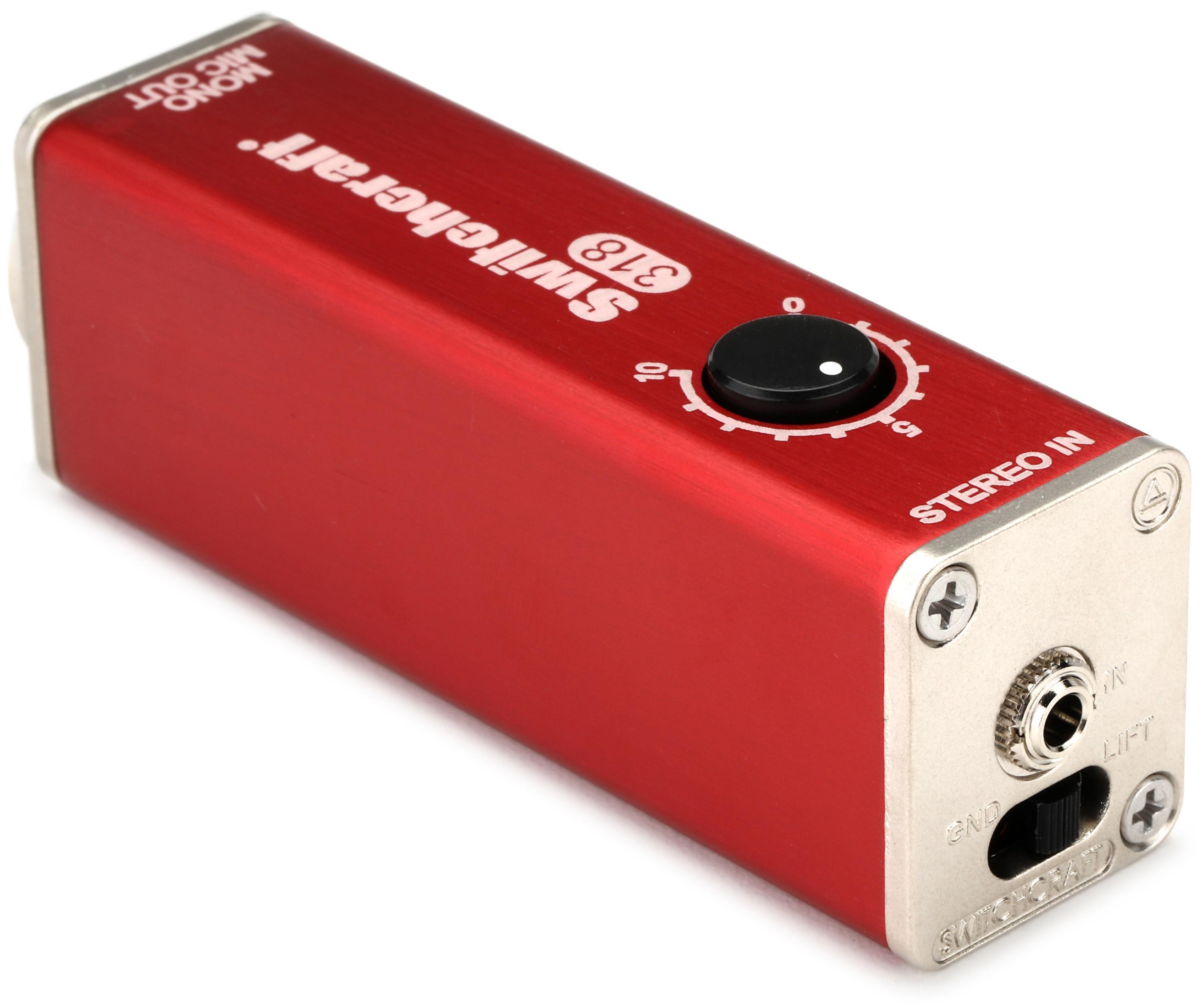 Photo of Switchcraft 318 Mini AudioStix 1-channel Passive Laptop Direct Box