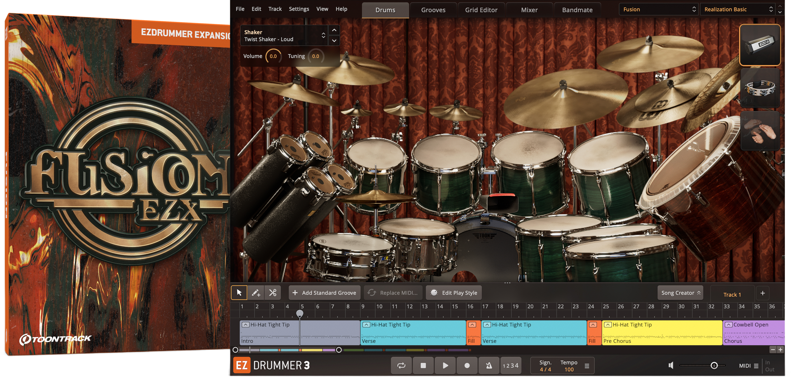 Toontrack Fusion EZX Sound Expansion Pack | Sweetwater