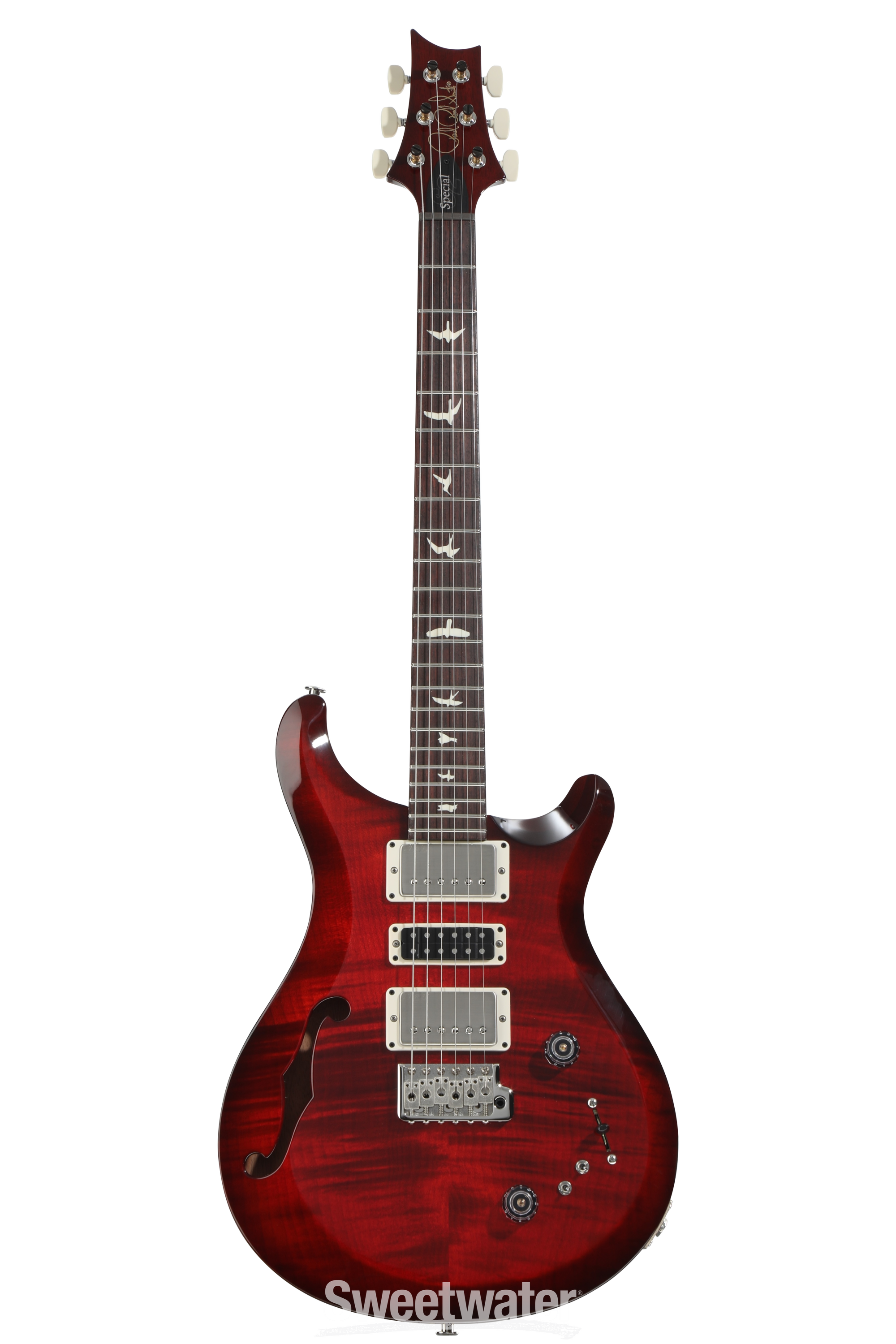 PRS S2 Special Semi-Hollow Electric Guitar - Fire Red Burst