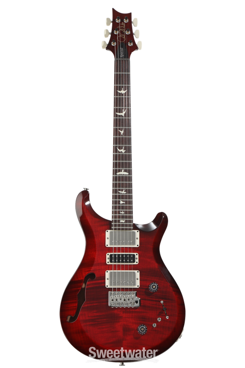 PRS S2 Special Semi-Hollow Electric Guitar - Fire Red Burst