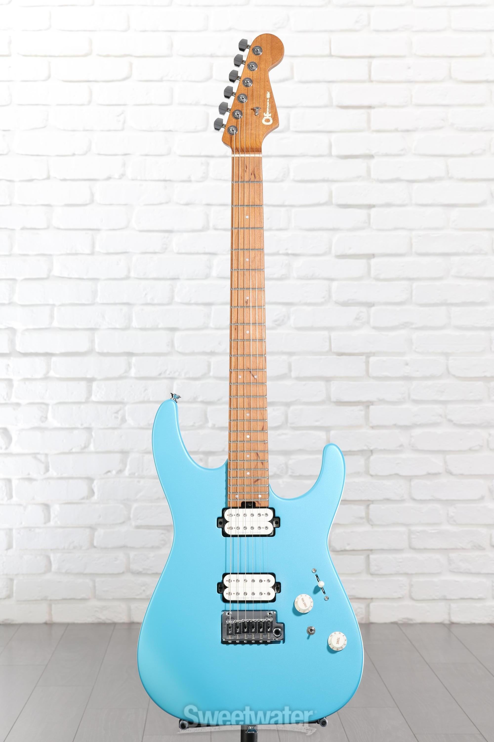 Charvel Pro-Mod DK24 HH 2PT Electric Guitar - Matte Blue Frost